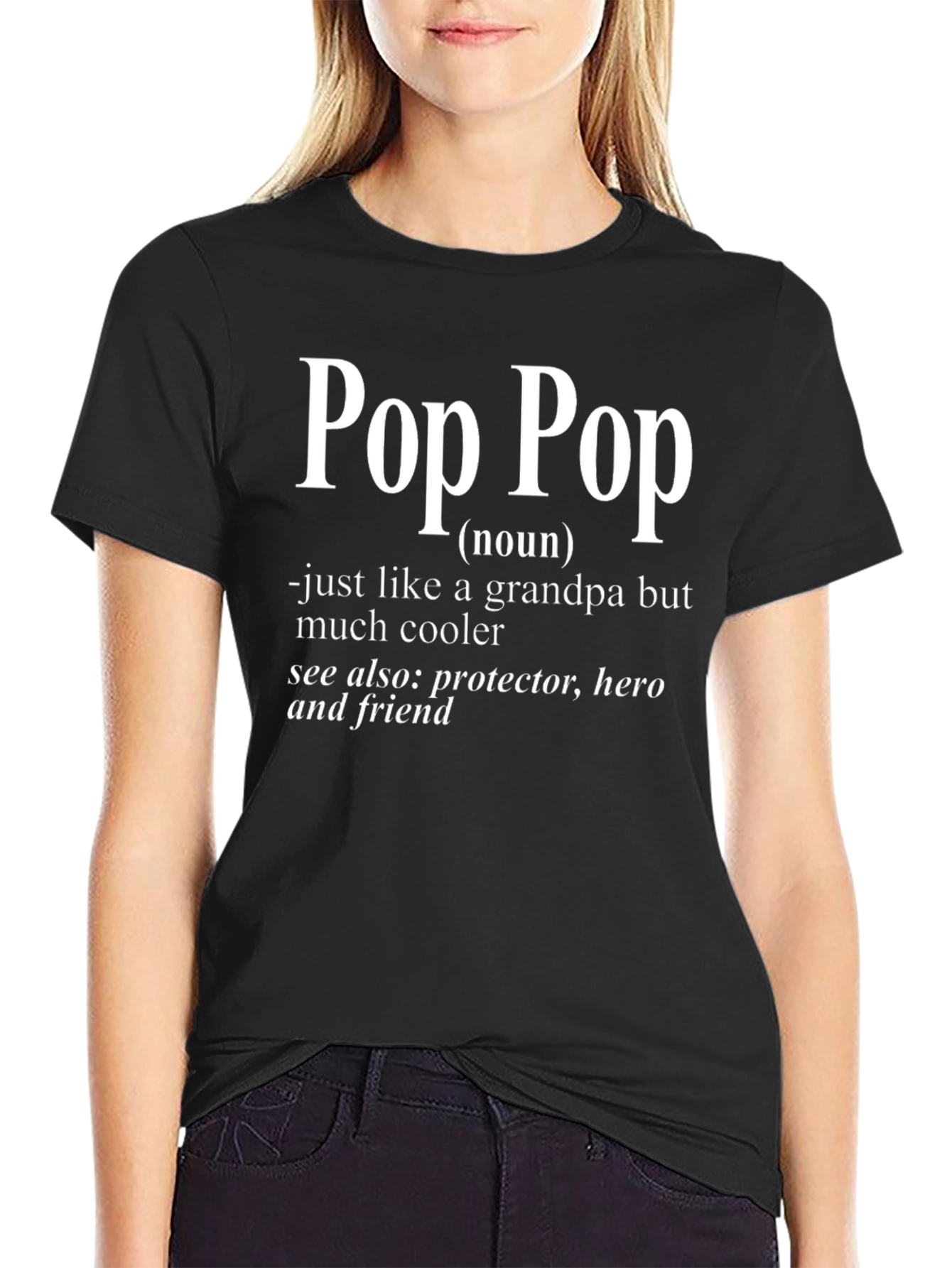 Cool Pop Pop Definition T-Shirt