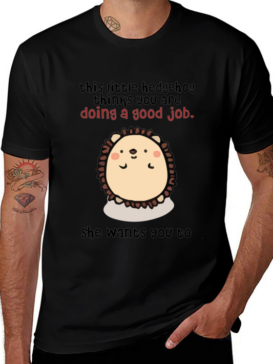 Cute Hedgehog Encouragement T-Shirt