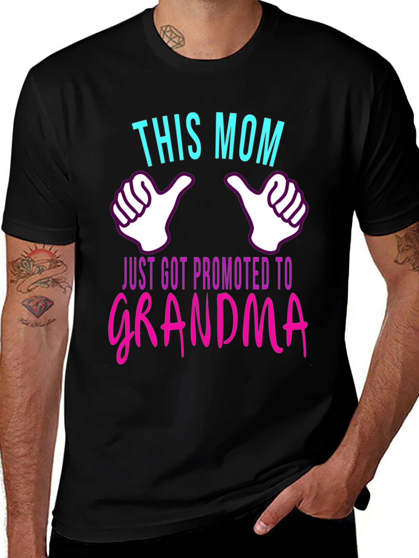 This Mom Just Got Promoted to Grandma T-Shirt