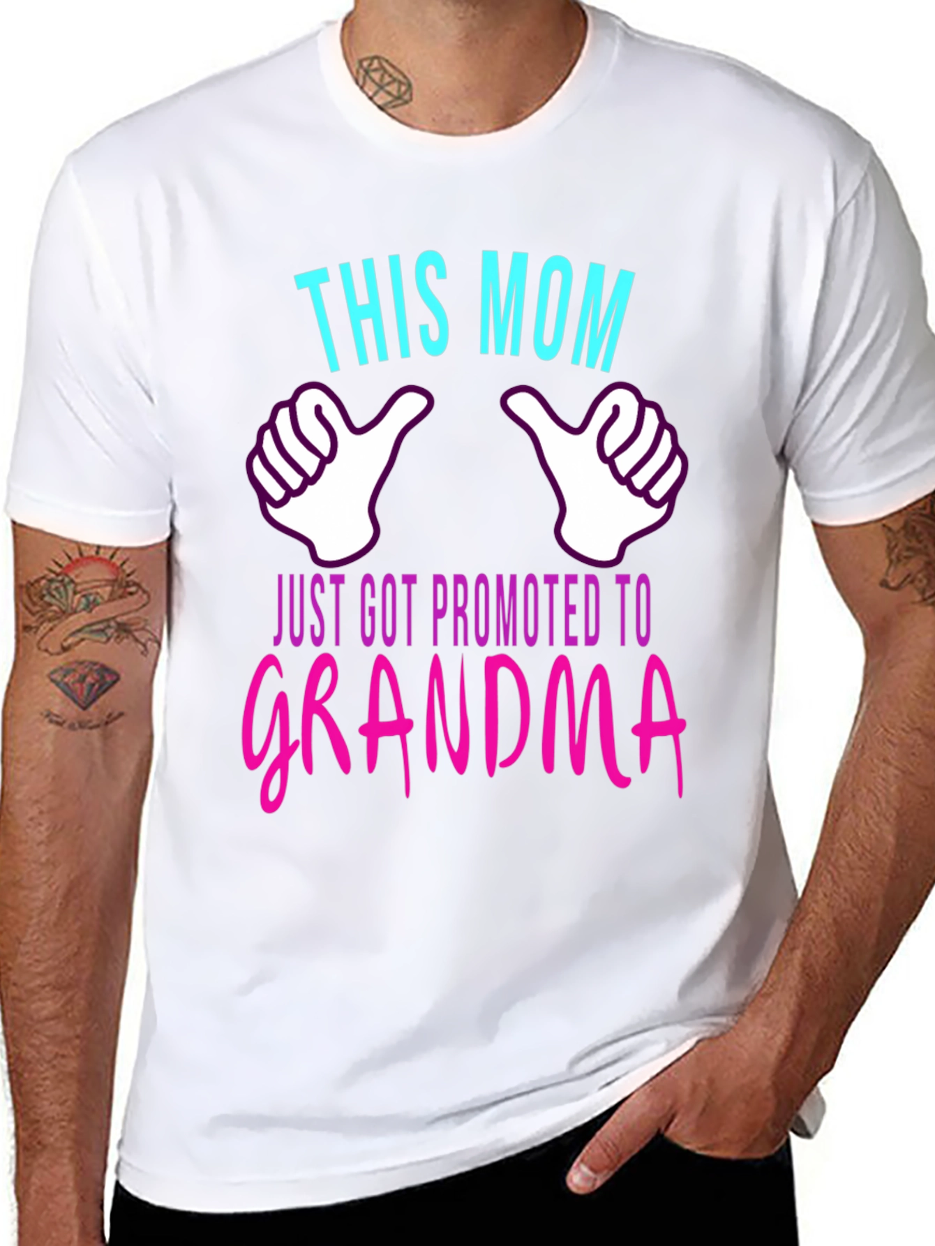 This Mom Just Got Promoted to Grandma T-Shirt