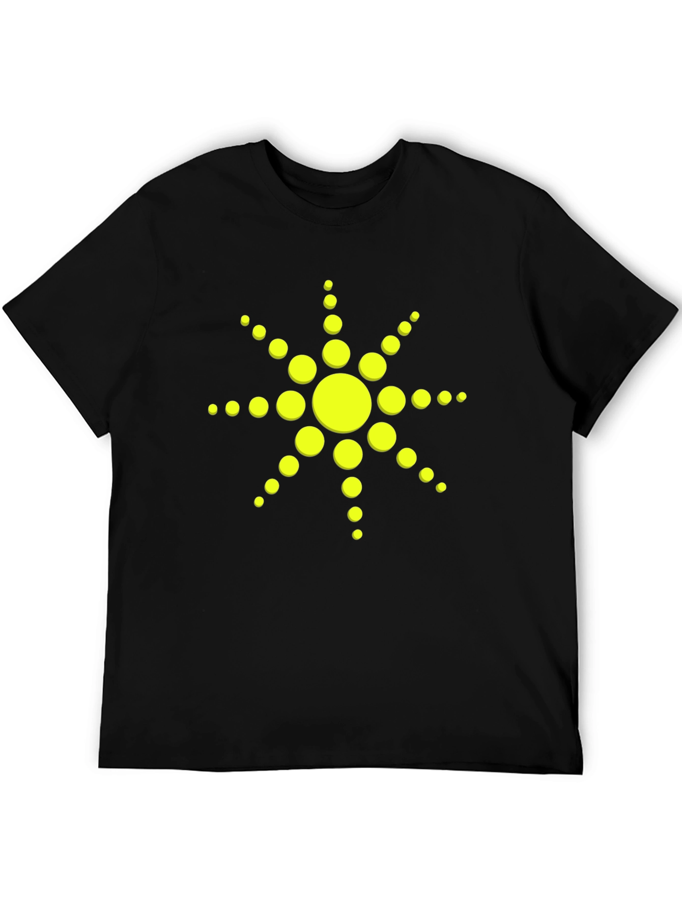 Solar Flare Graphic Tee - Black
