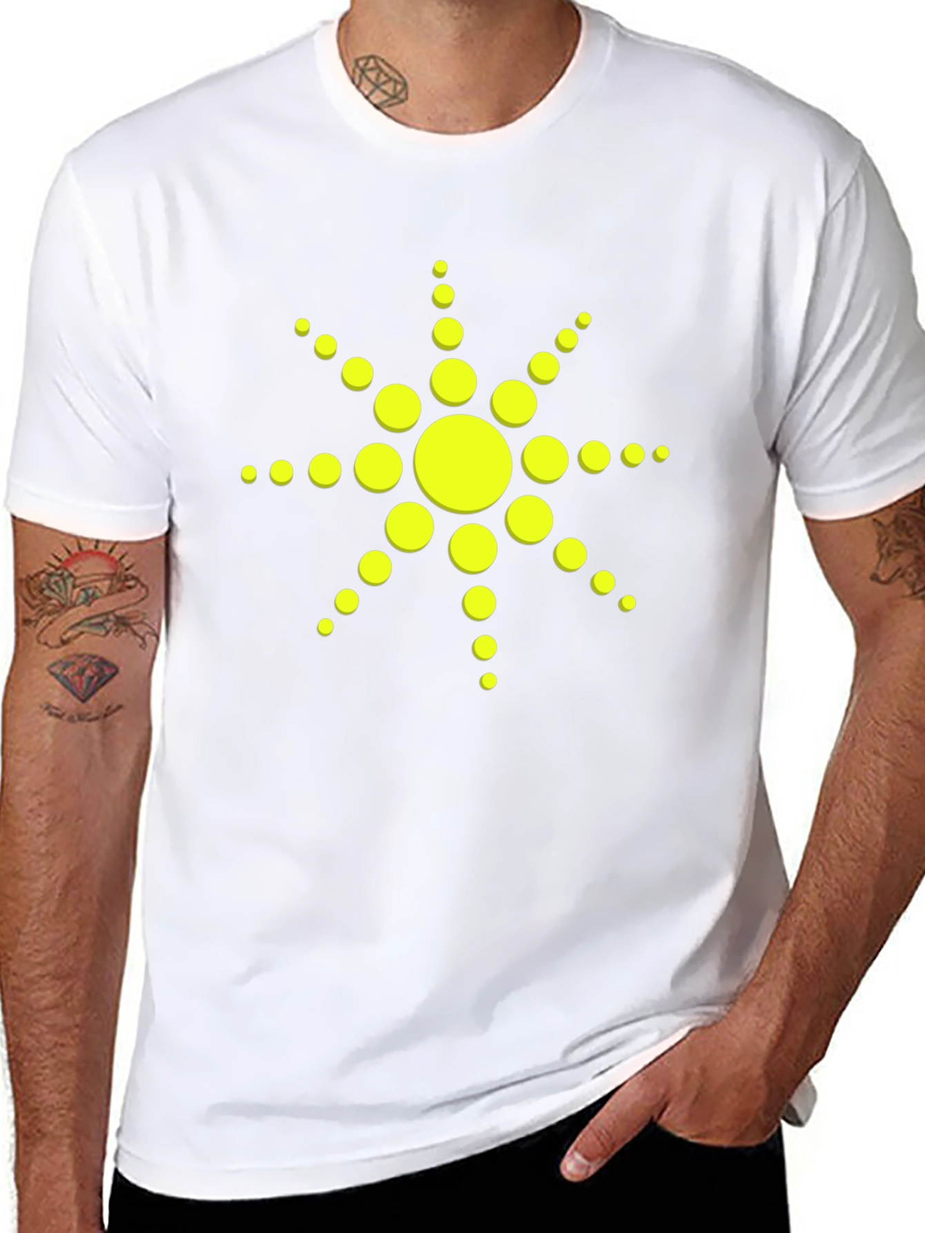 Solar Flare Graphic Tee - Black