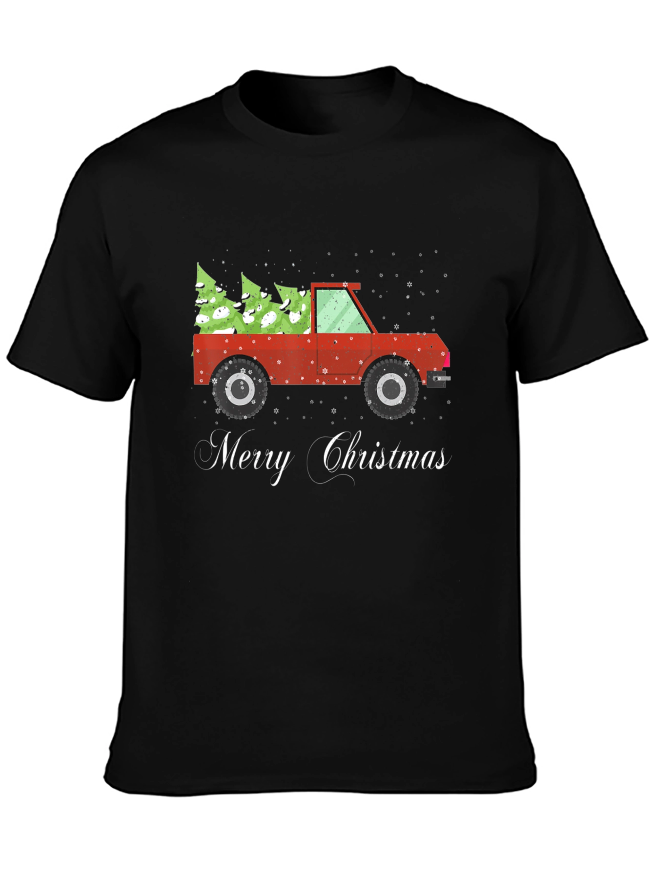 Festive Christmas Truck T-Shirt