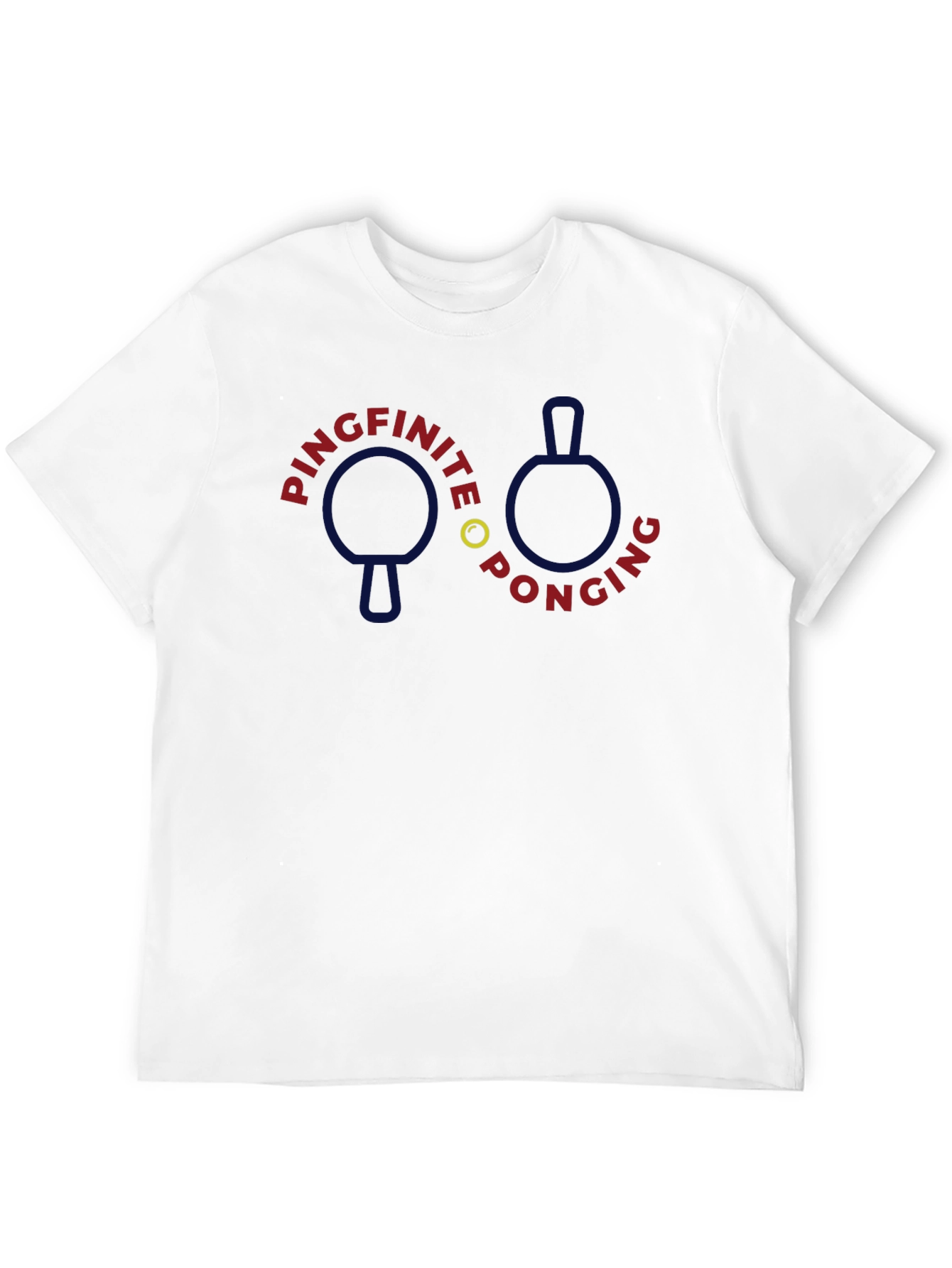 Pingfinite Ponging Graphic Tee - Table Tennis Fan T-Shirt