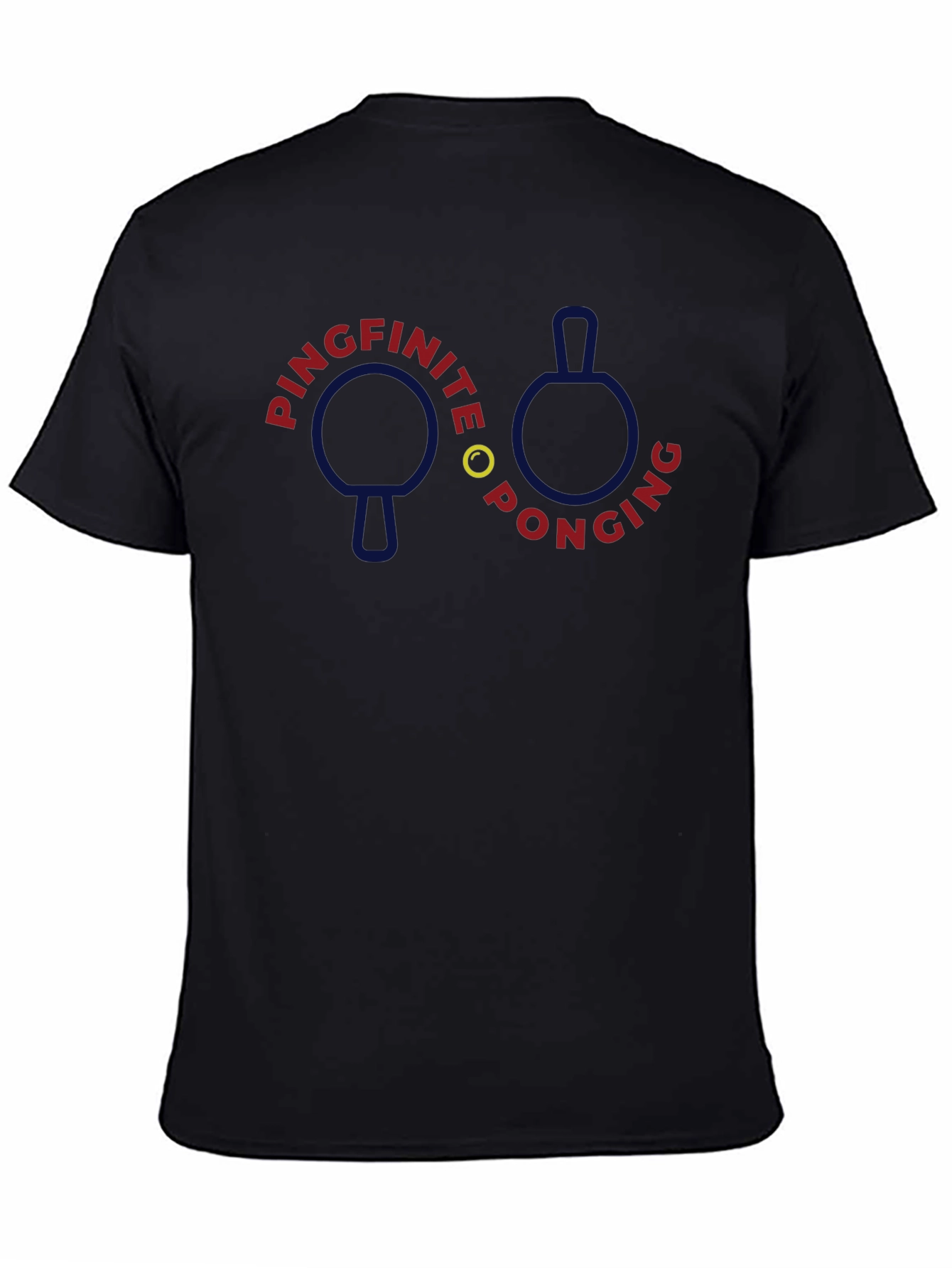 Pingfinite Ponging Graphic Tee - Table Tennis Fan T-Shirt