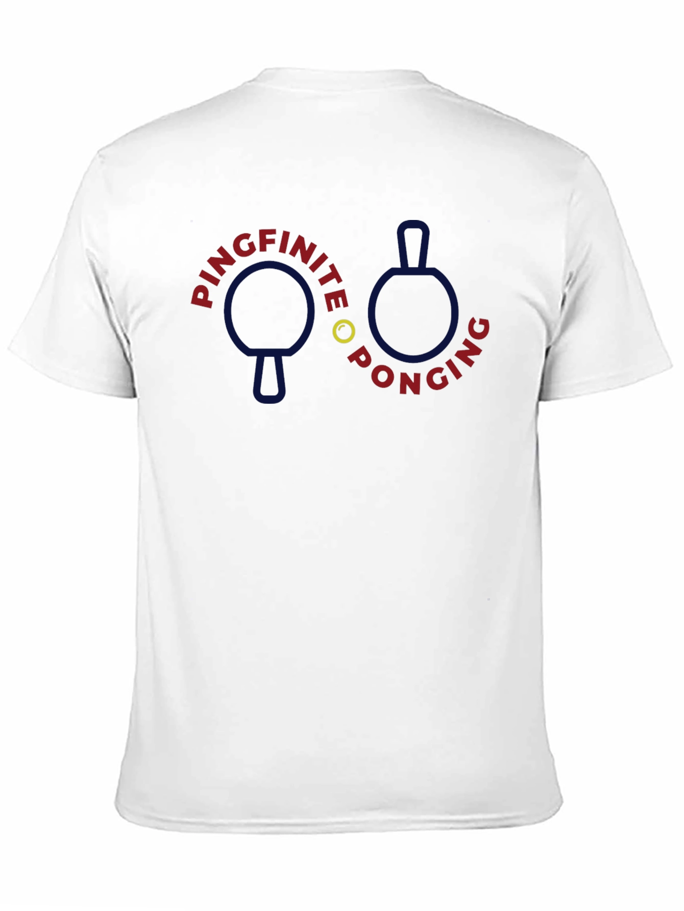 Pingfinite Ponging Graphic Tee - Table Tennis Fan T-Shirt