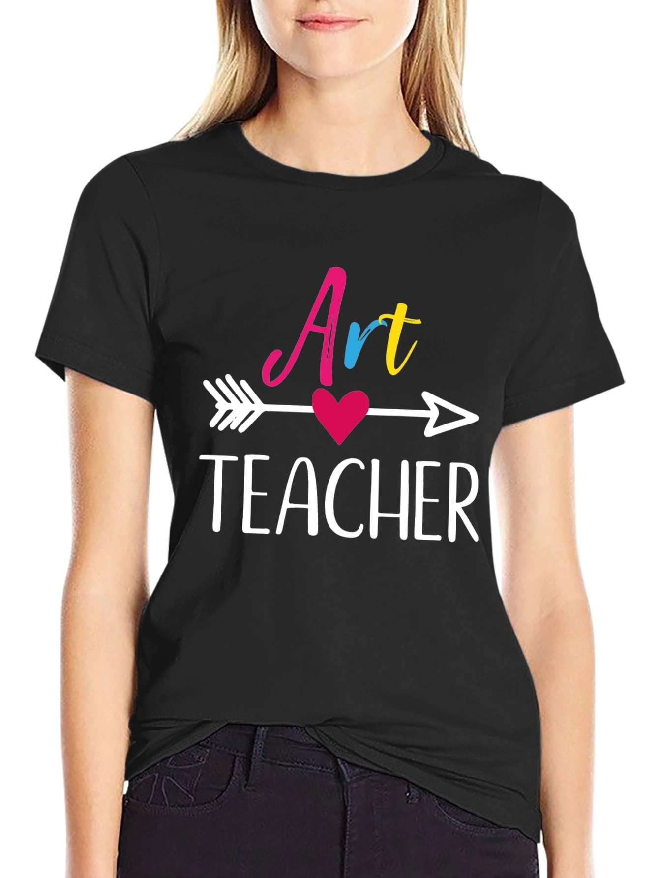 Art Teacher Arrow T-Shirt - Cute Teacher Gift