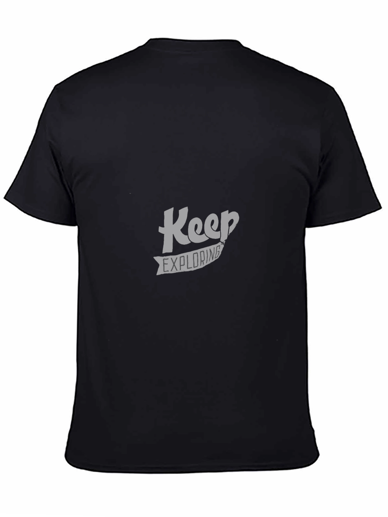 Keep Exploring Black T-Shirt