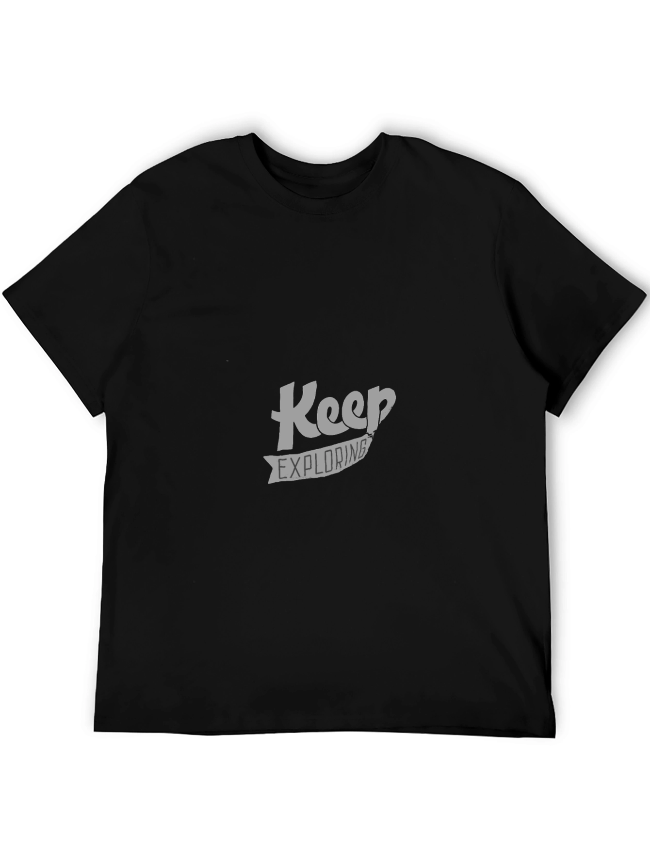 Keep Exploring Black T-Shirt