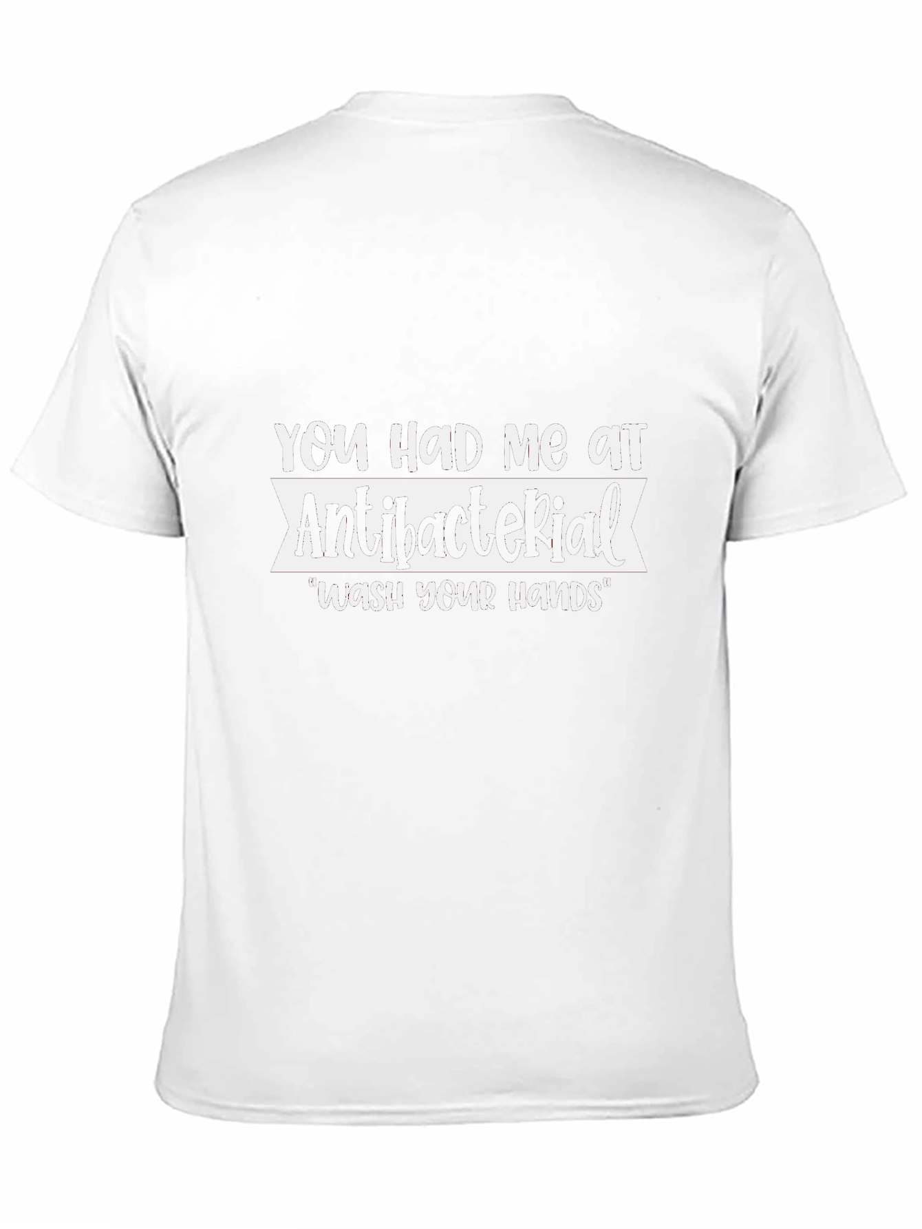 Antibacterial Wash Your Hands Graphic Tee