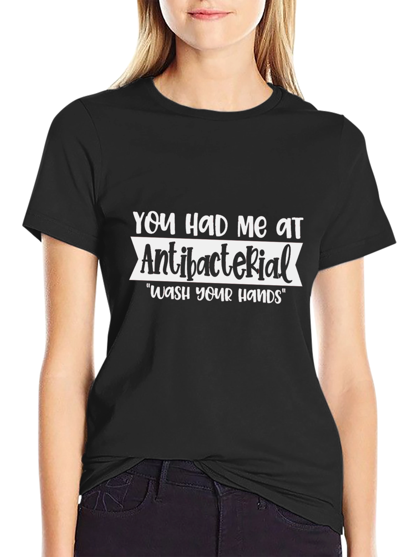 Antibacterial Wash Your Hands Graphic Tee