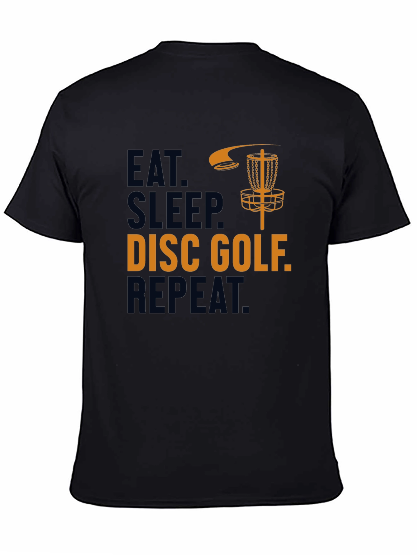 Eat Sleep Disc Golf Repeat Graphic Tee