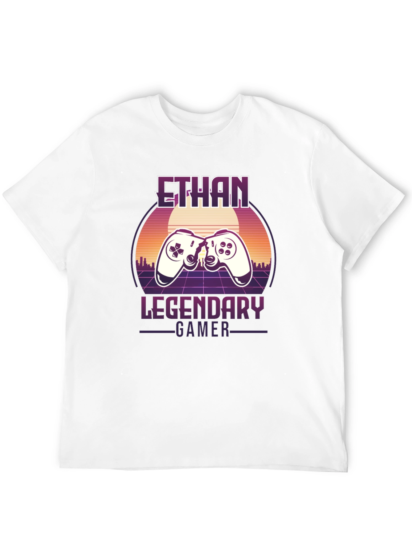 Ethan Legendary Gamer T-Shirt Retro Style