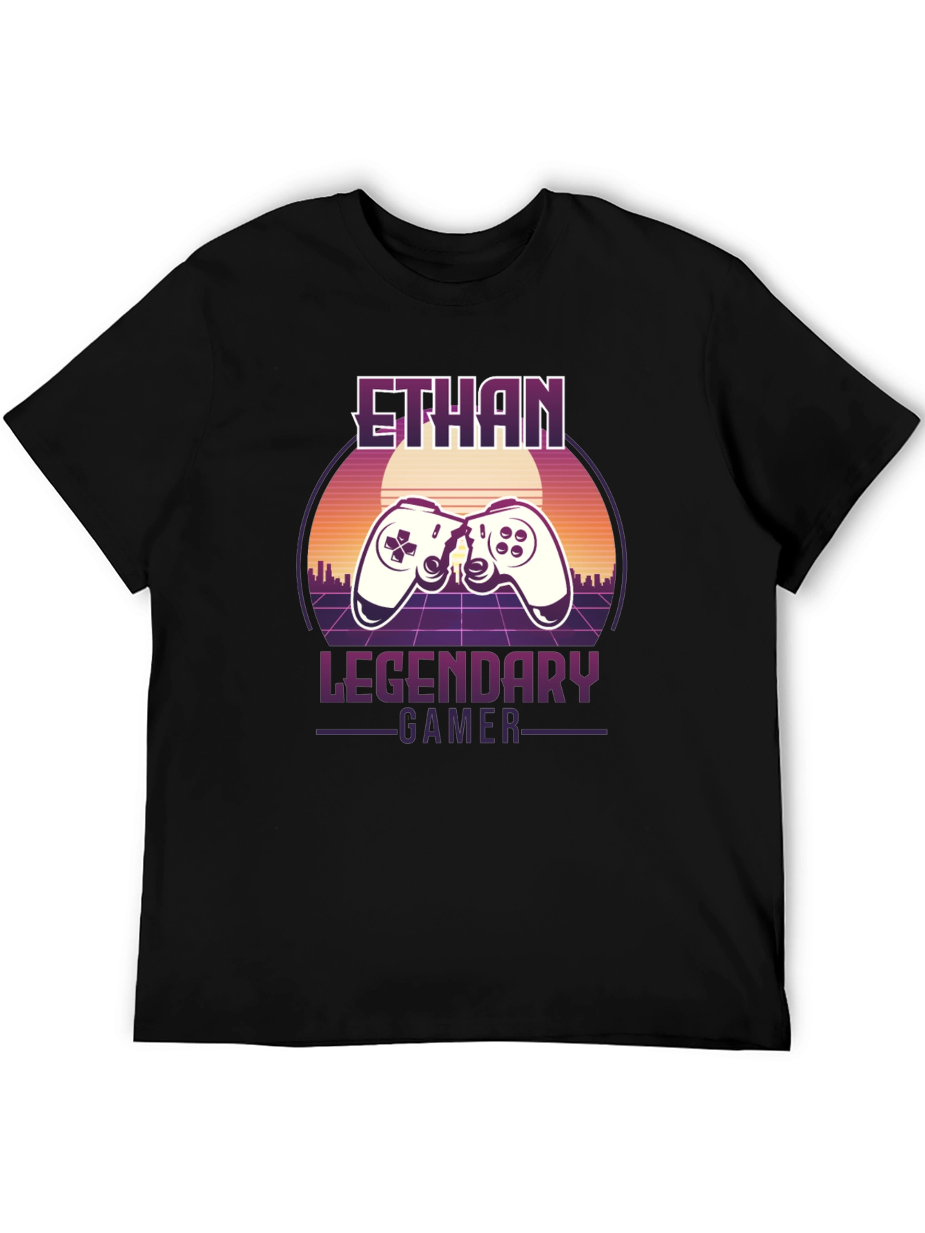 Ethan Legendary Gamer T-Shirt Retro Style
