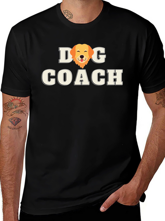 Dog Coach T-Shirt - Golden Retriever Graphic