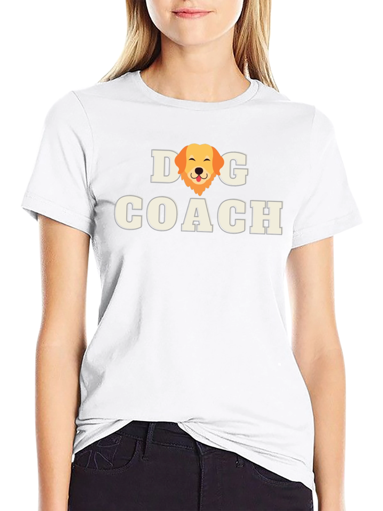 Dog Coach T-Shirt - Golden Retriever Graphic