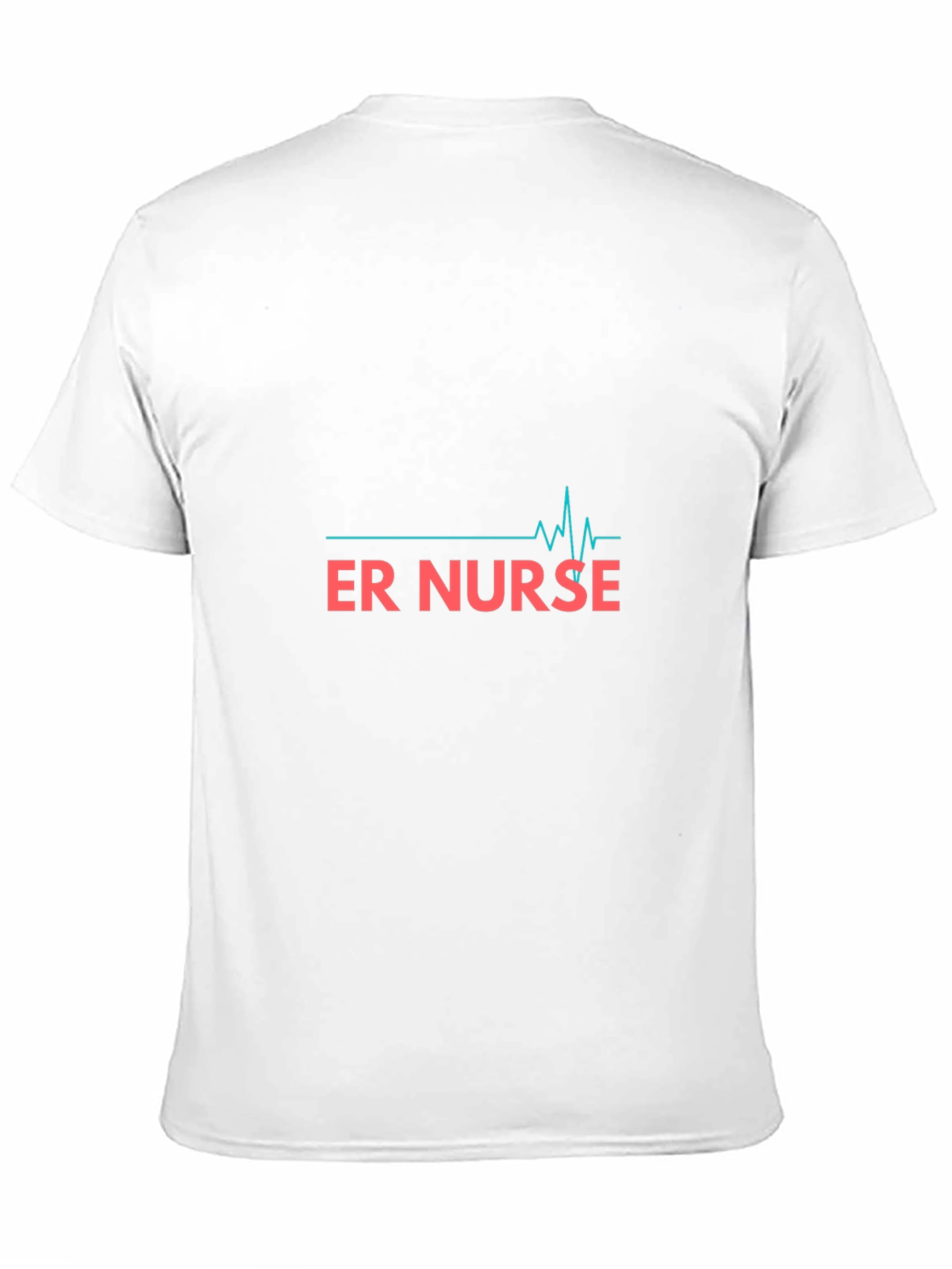 ER Nurse Graphic T-Shirt - Black Cotton Blend