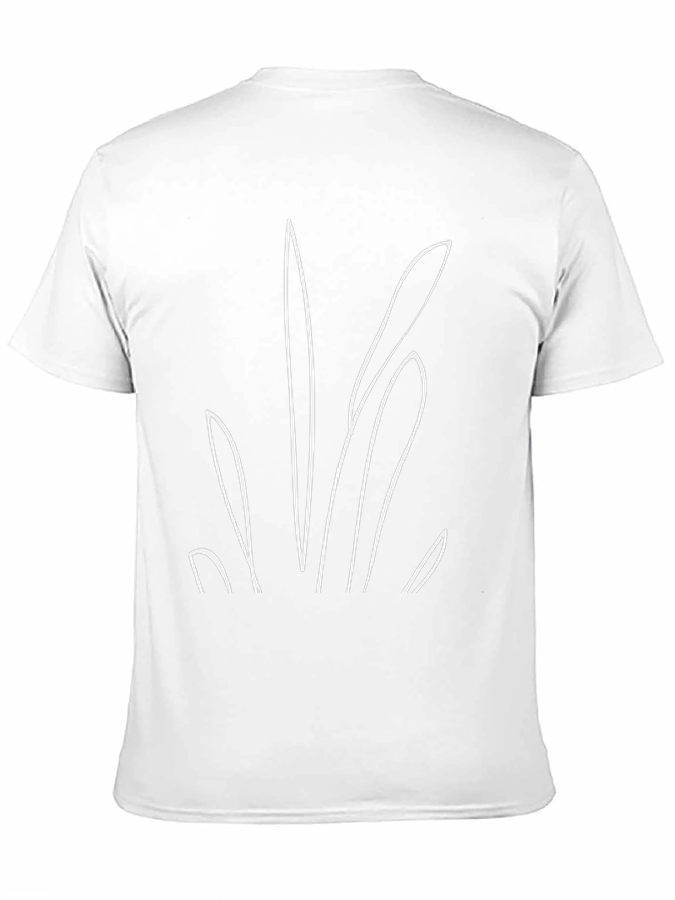 Minimalist Line Art Black T-Shirt