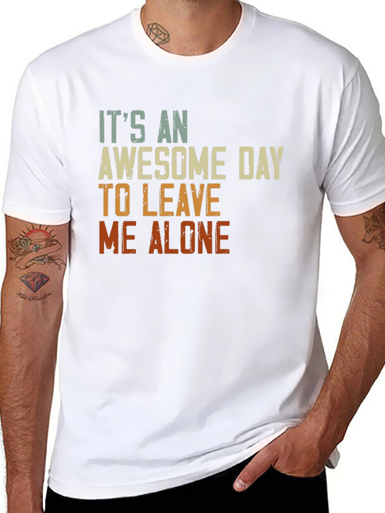 Awesome Day To Leave Me Alone Graphic Tee