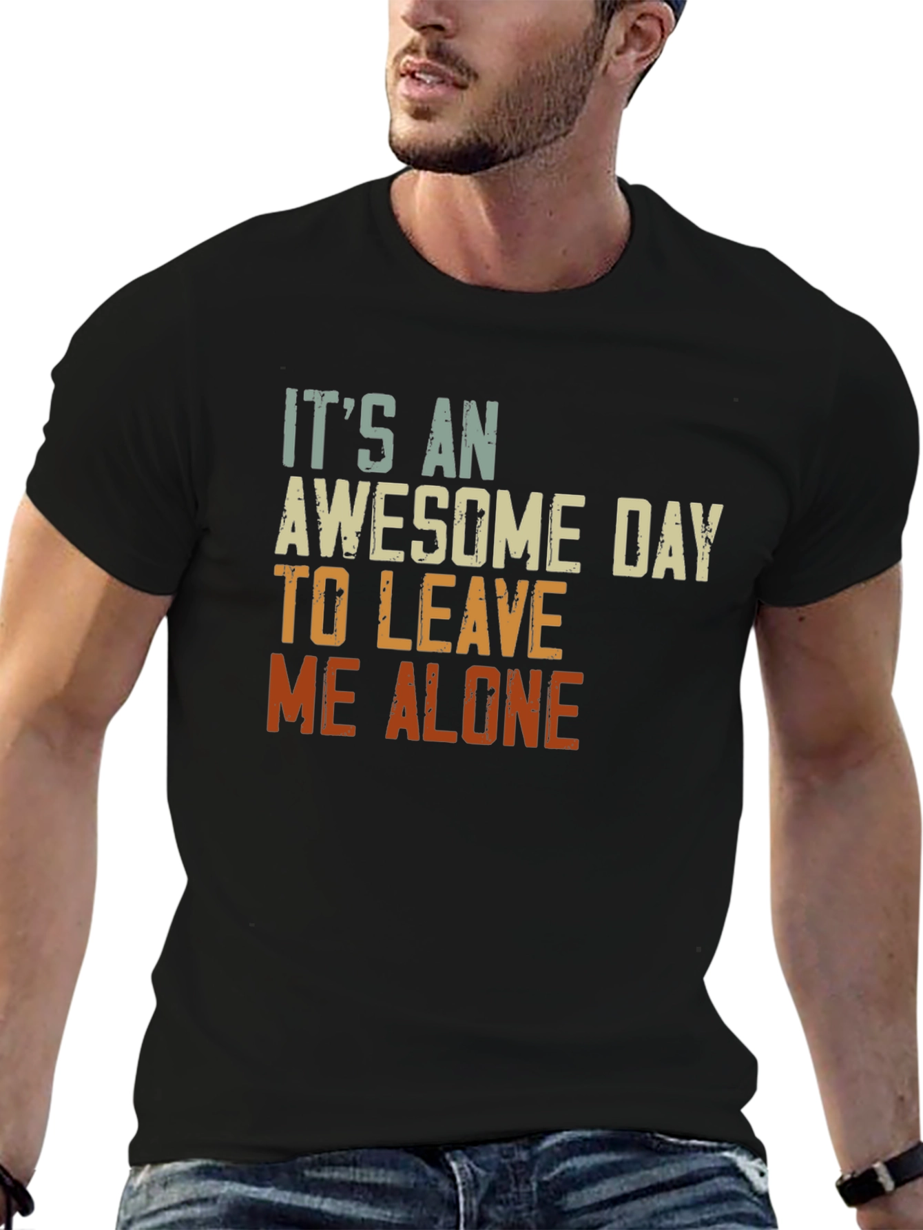 Awesome Day To Leave Me Alone Graphic Tee