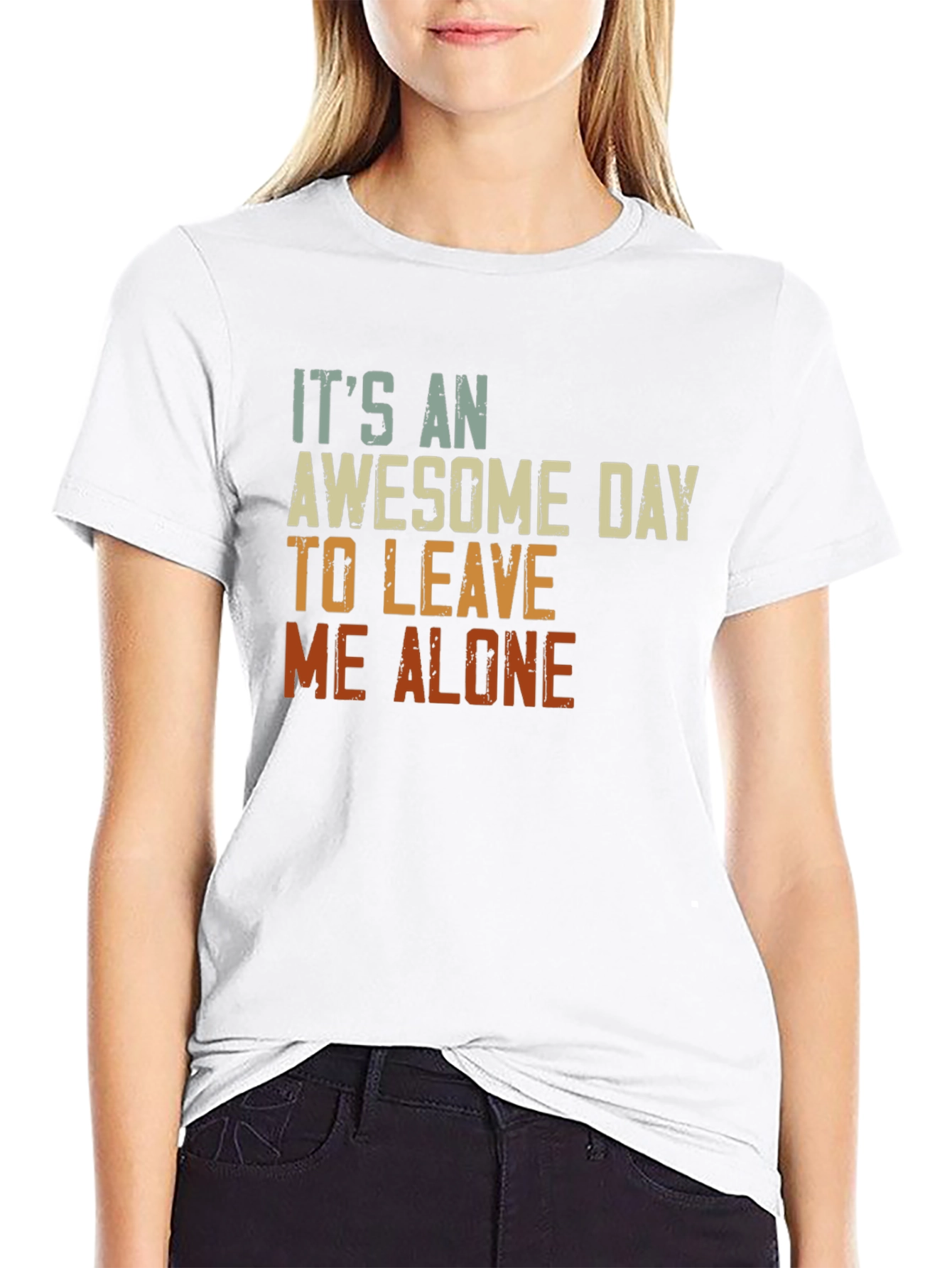 Awesome Day To Leave Me Alone Graphic Tee