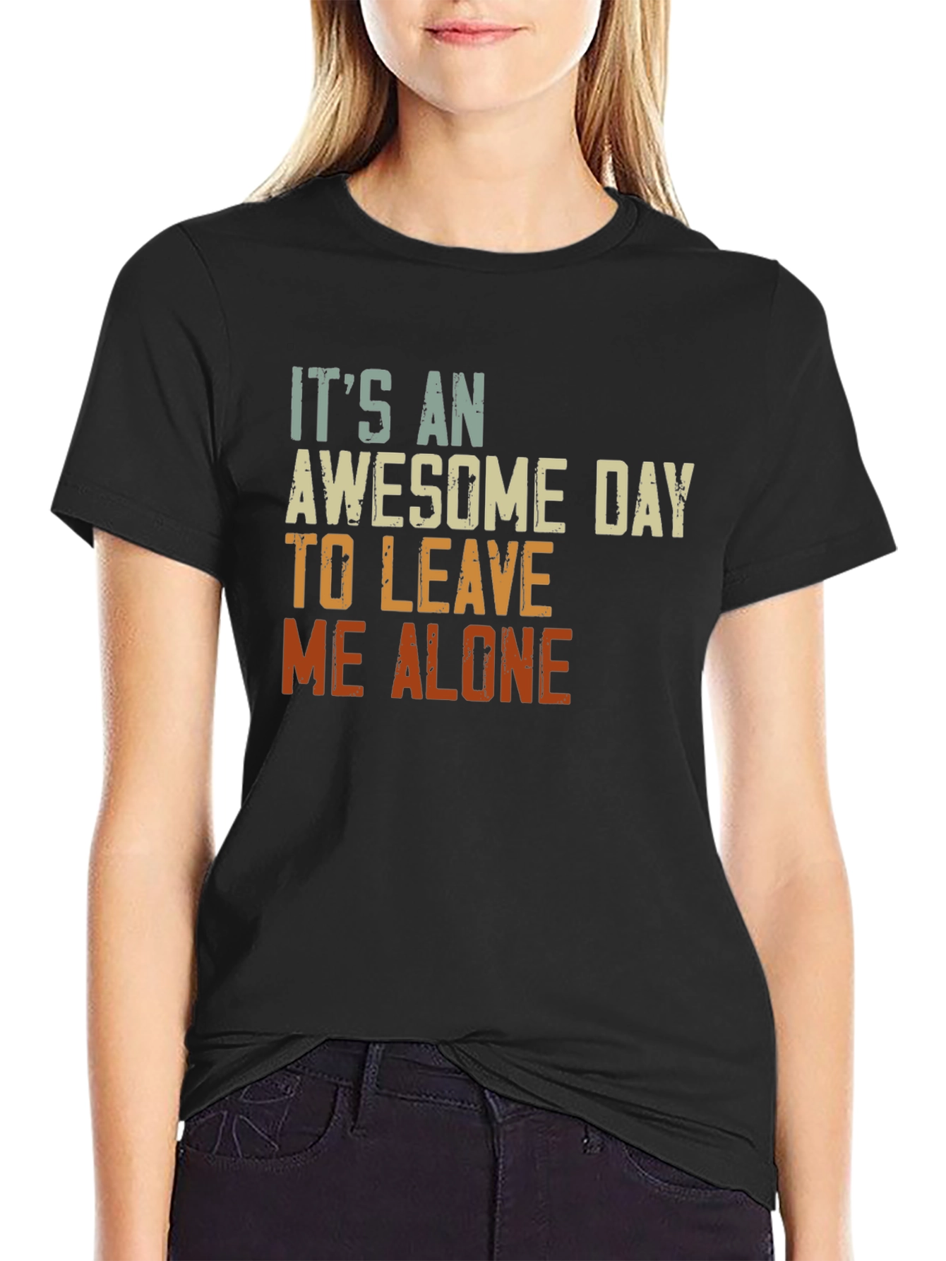 Awesome Day To Leave Me Alone Graphic Tee