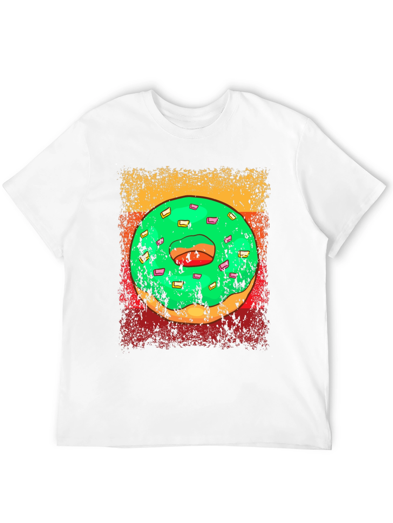 Donut Graphic Tee - Retro Style Donut Lover Shirt