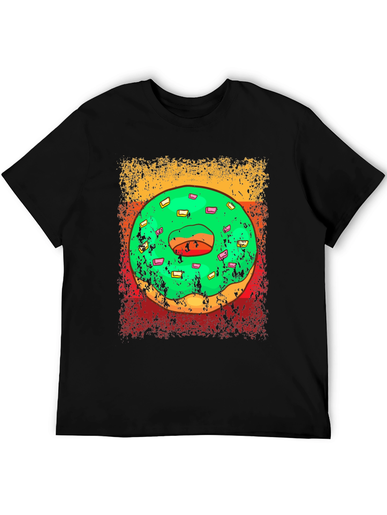 Donut Graphic Tee - Retro Style Donut Lover Shirt