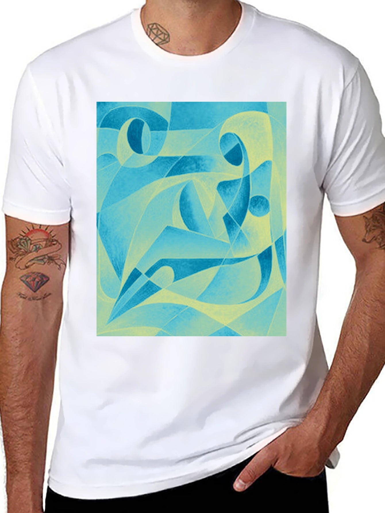 Abstract Art T-Shirt - Modern Graphic Tee