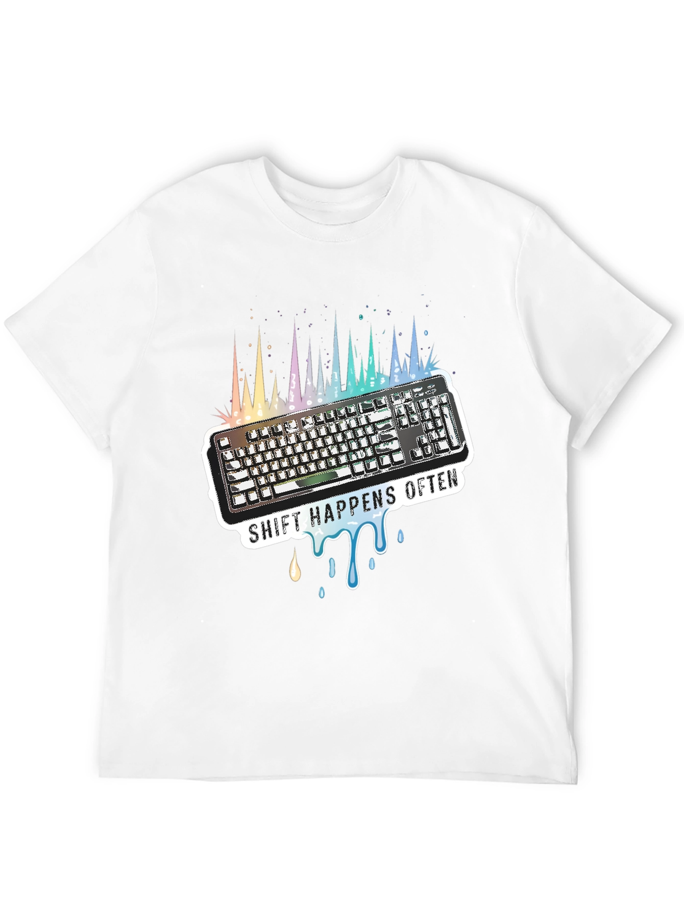 Shift Happens Often Keyboard T-Shirt