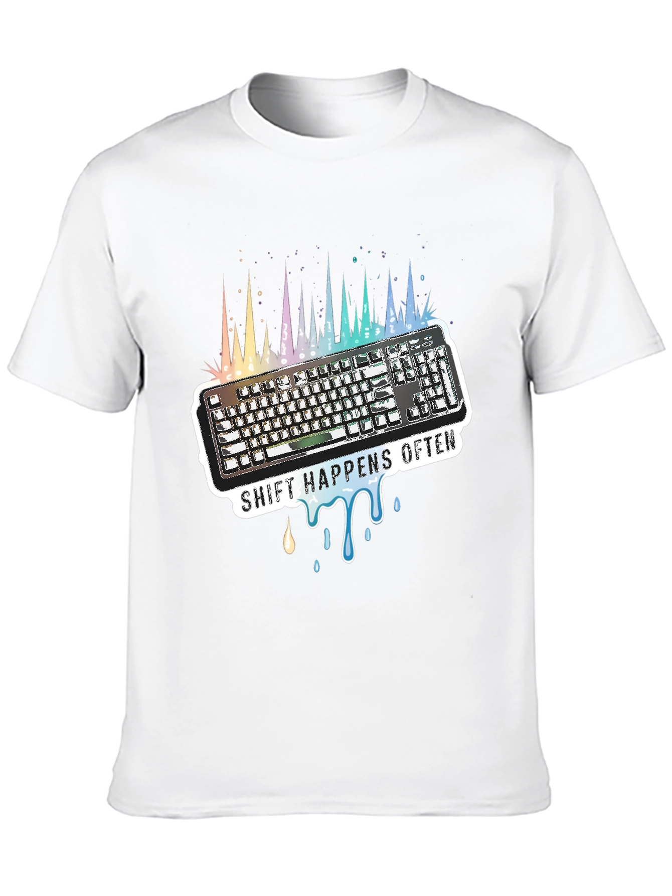 Shift Happens Often Keyboard T-Shirt