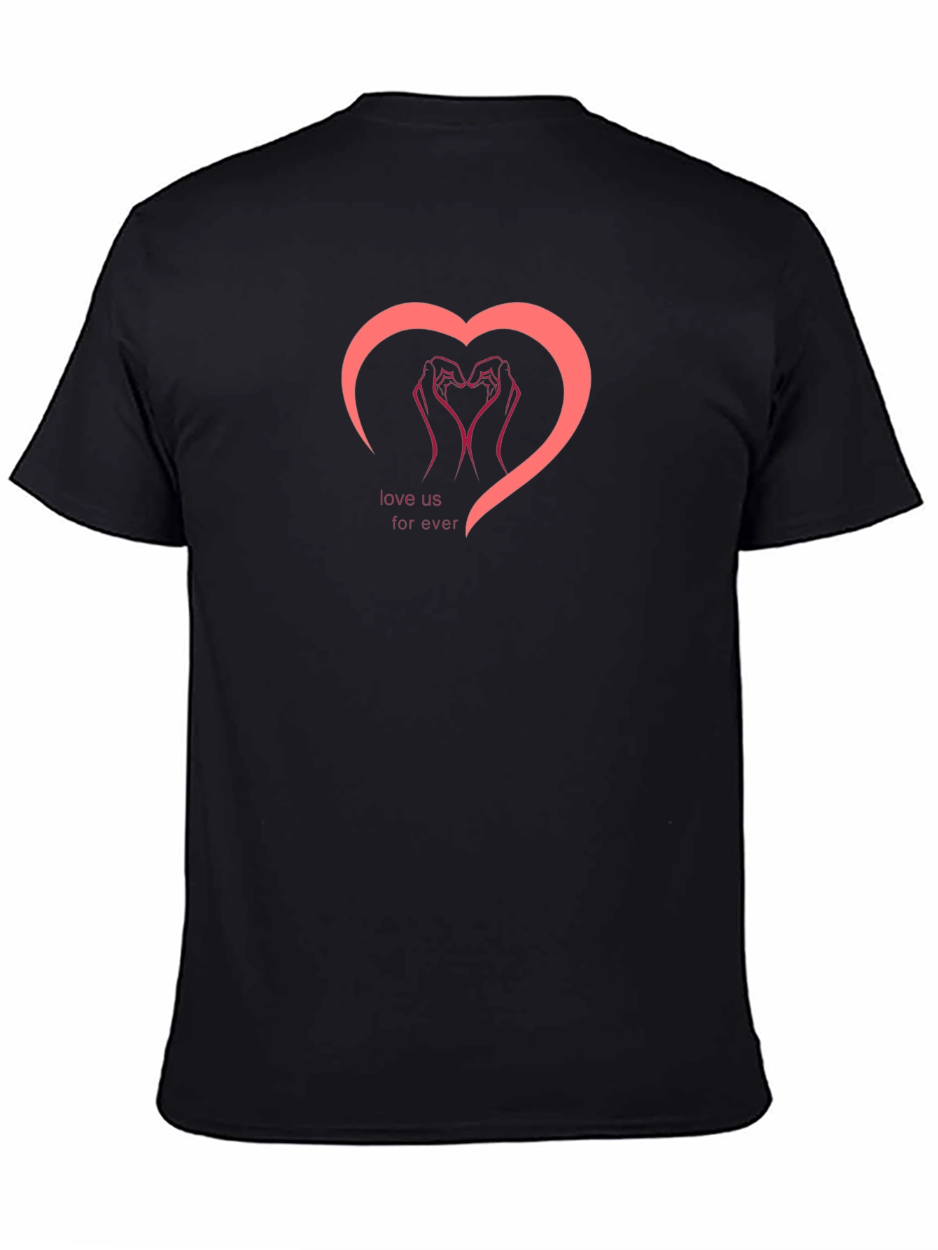 Love Forever Graphic Tee - Black