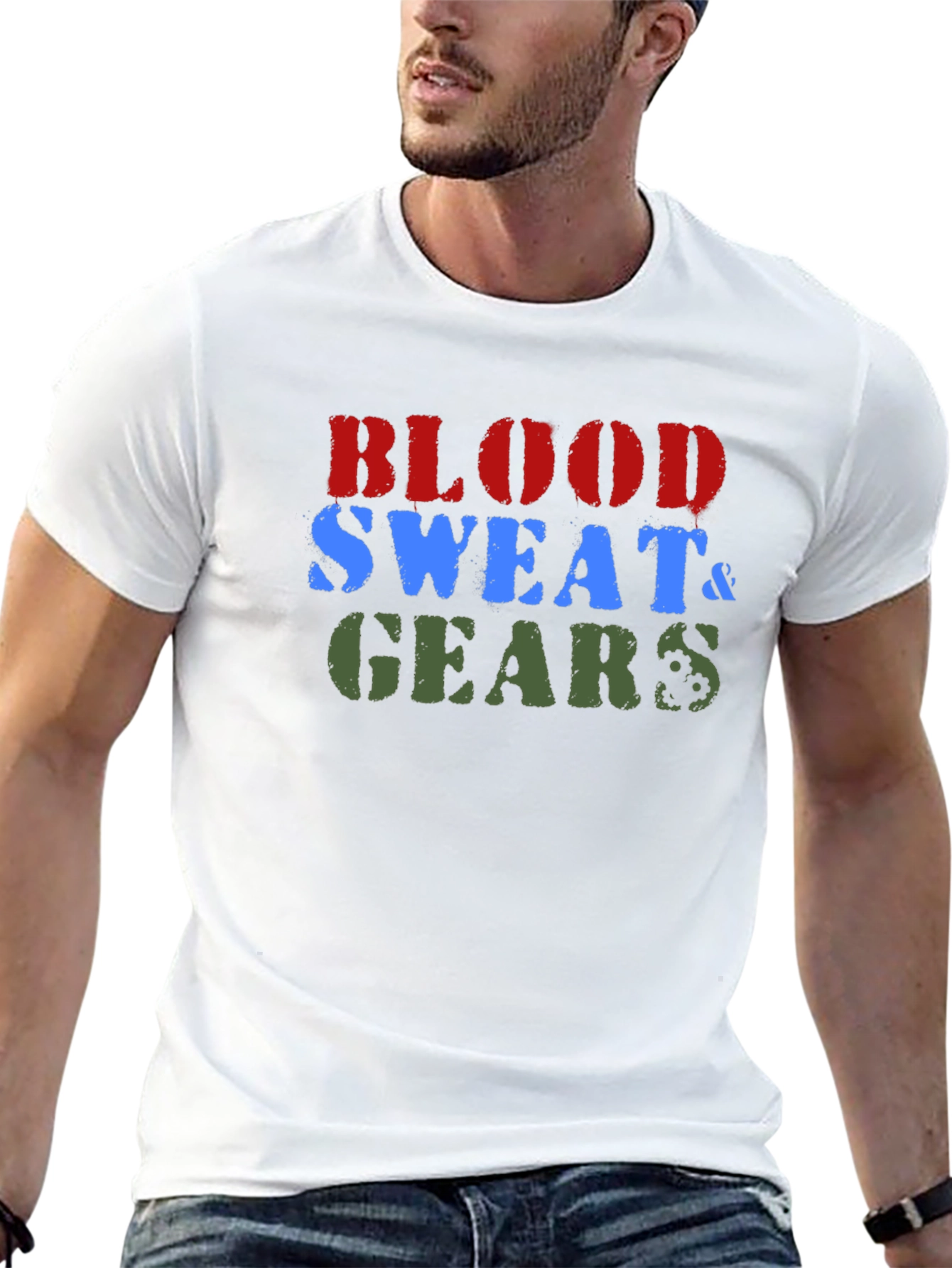 Blood Sweat & Gears Black T-Shirt