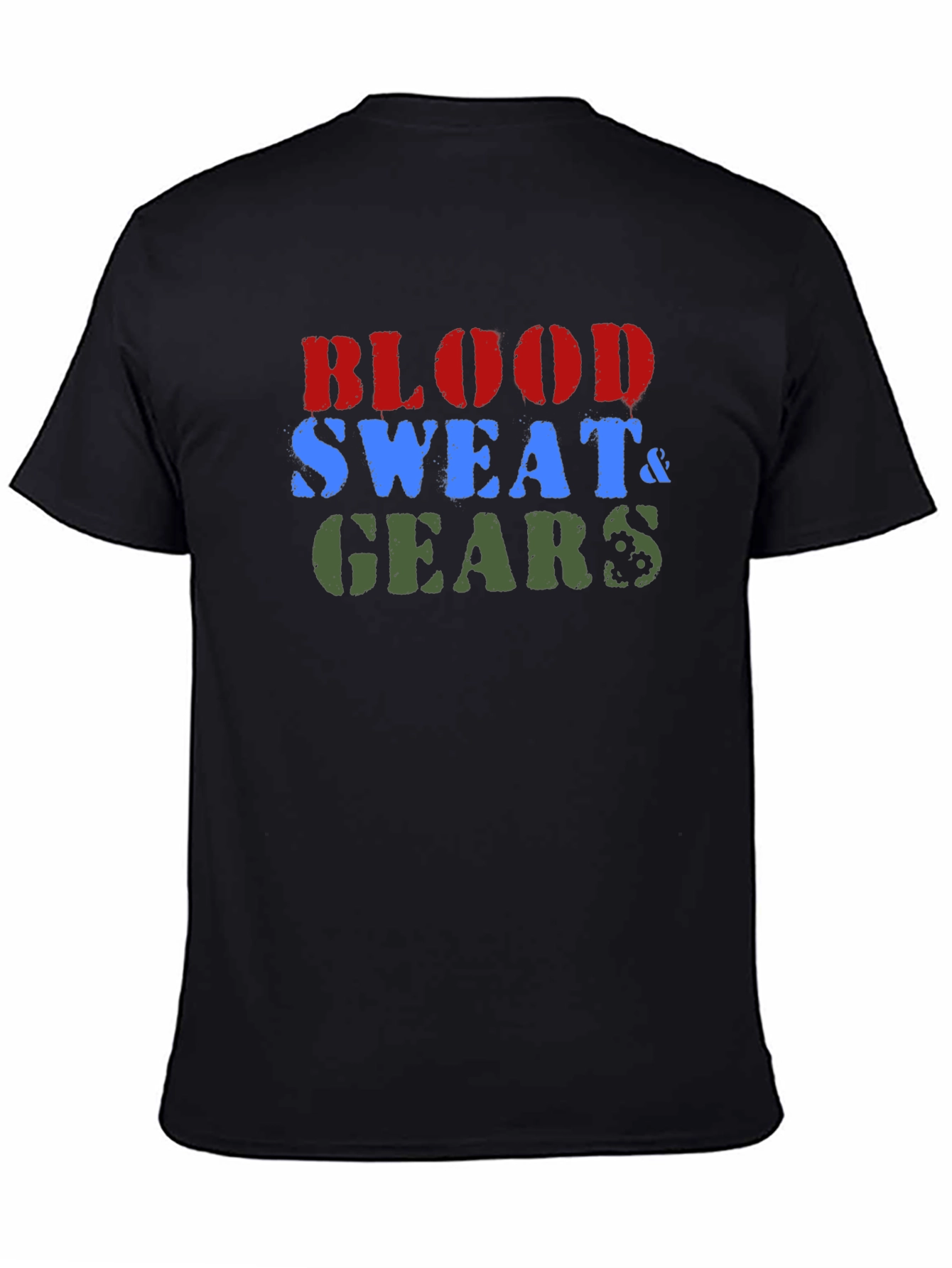 Blood Sweat & Gears Black T-Shirt