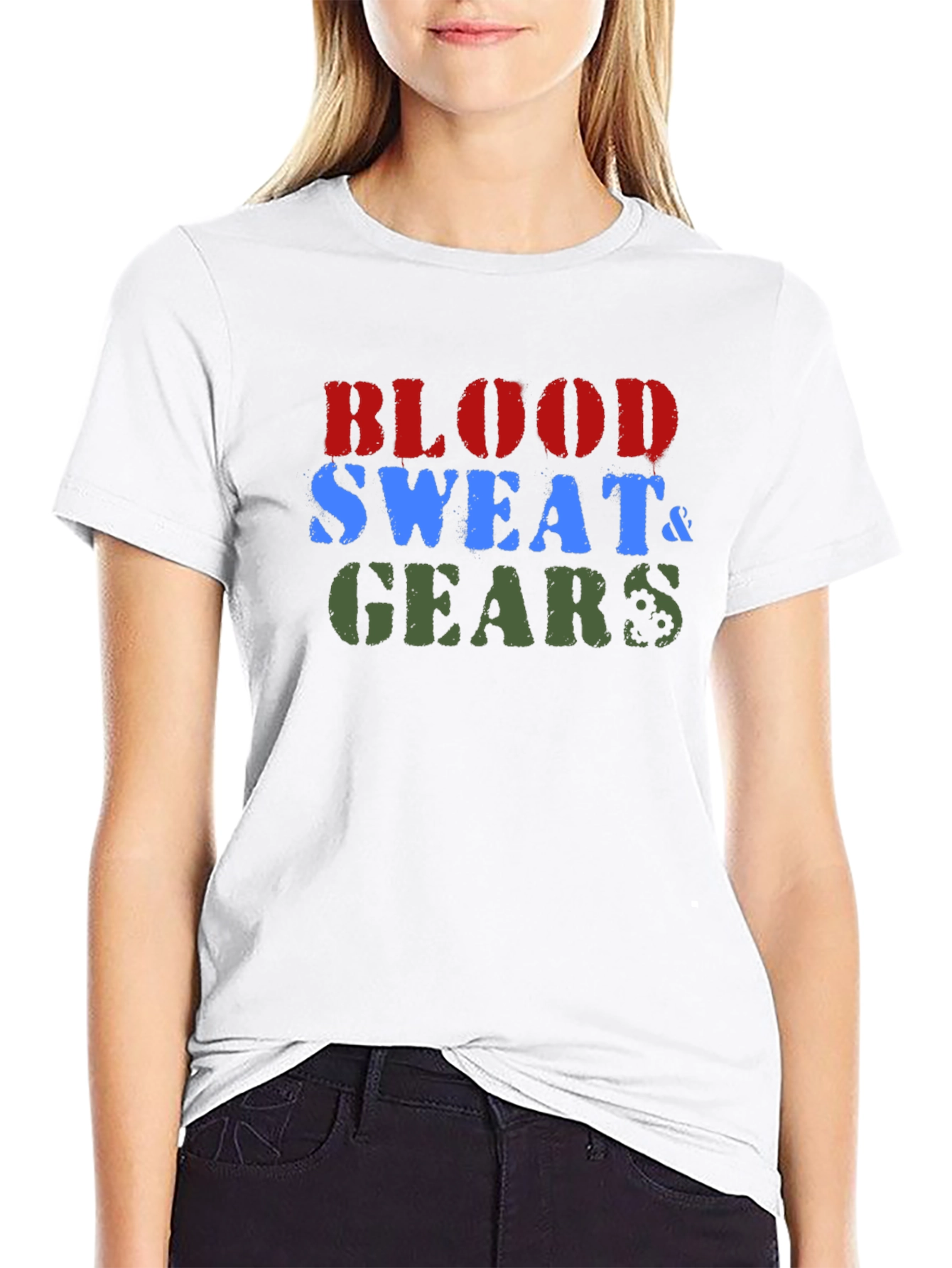 Blood Sweat & Gears Black T-Shirt