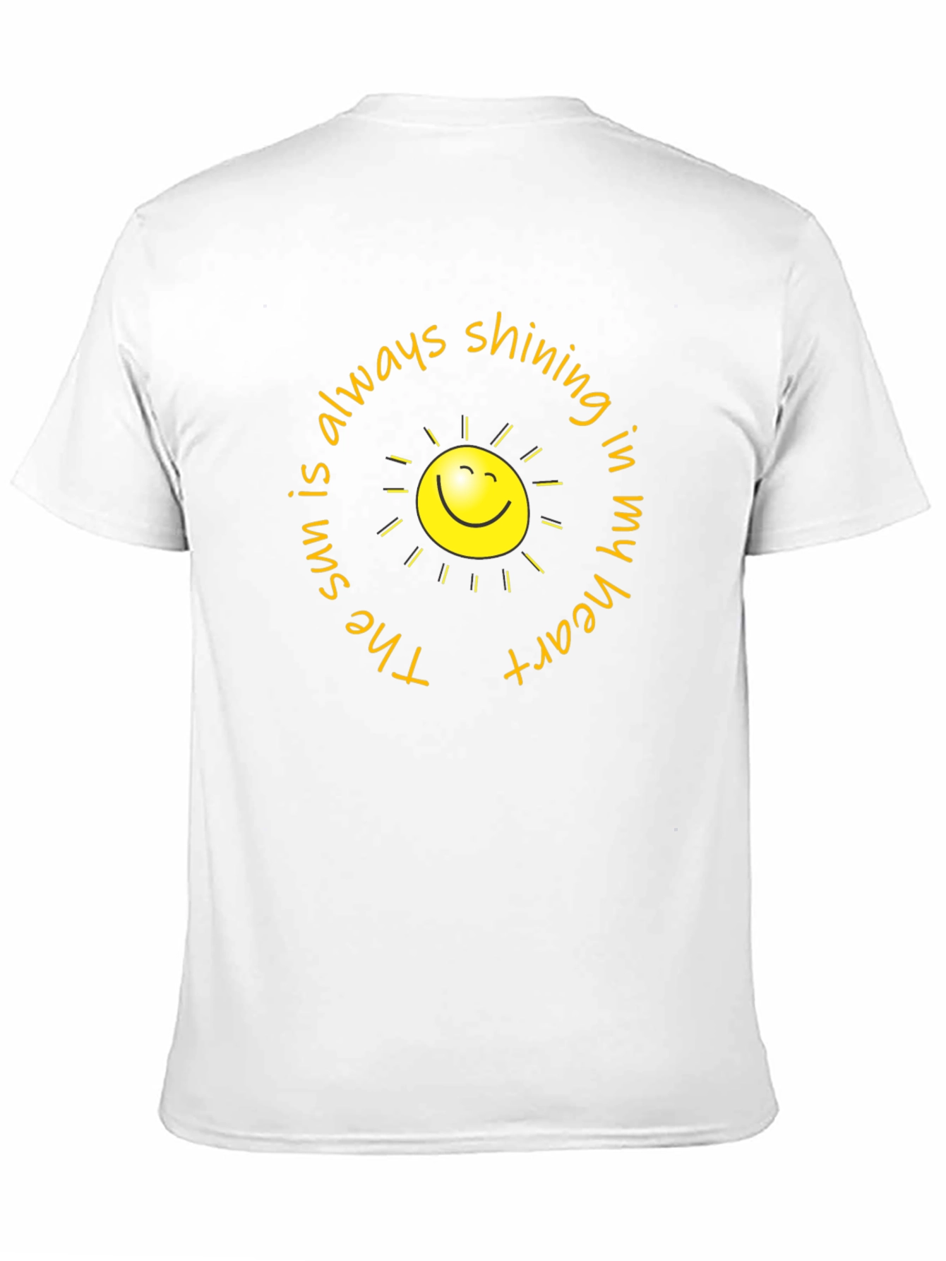 Sunshine Heart Graphic T-Shirt - Black