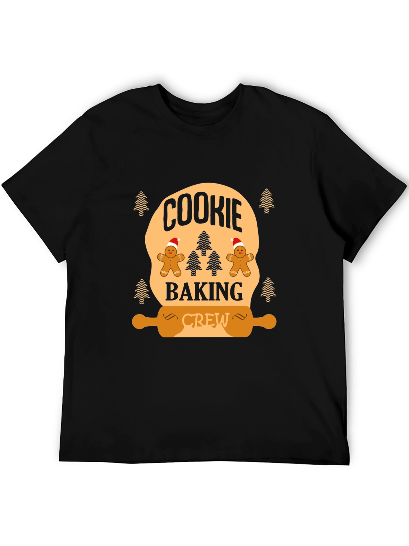Cookie Baking Crew Black T-Shirt