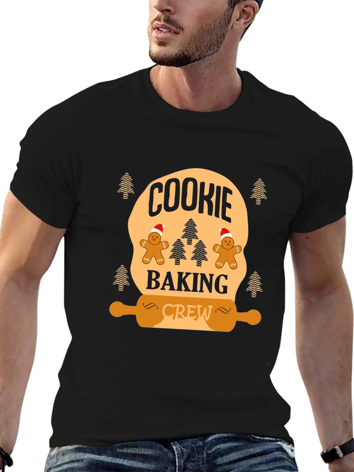 Cookie Baking Crew Black T-Shirt