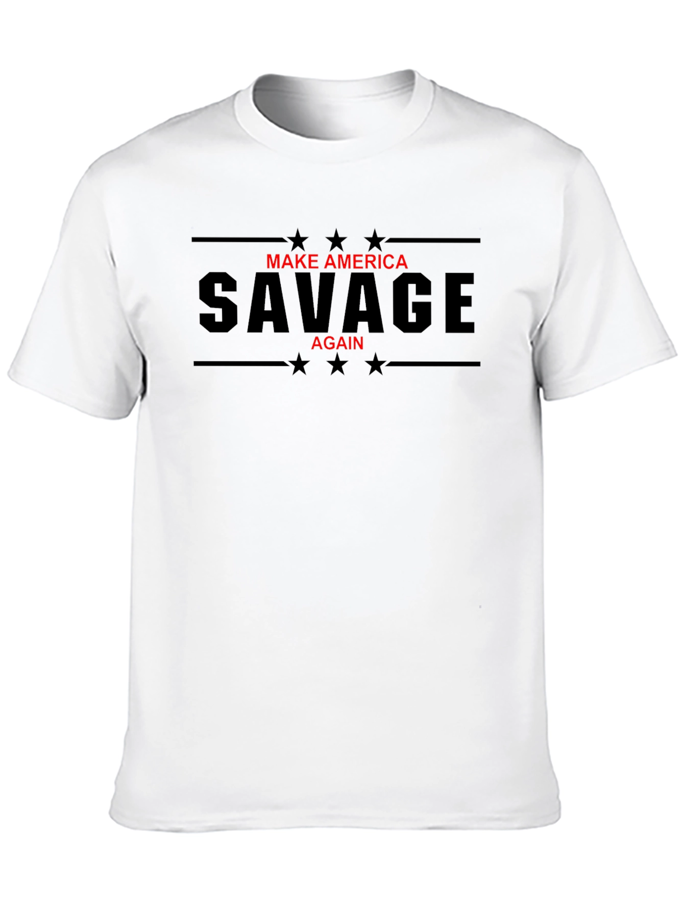 Make America Savage Again Graphic Tee - Black
