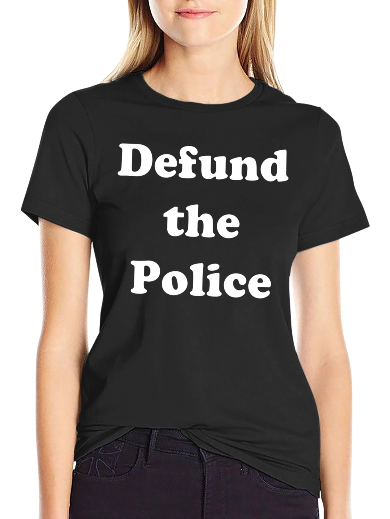 Defund the Police Graphic T-Shirt - Protest Statement Tee