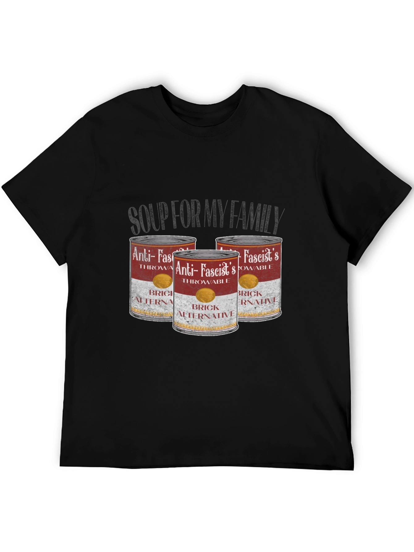 Anti-Fascist Throwable Brick Alternative T-Shirt