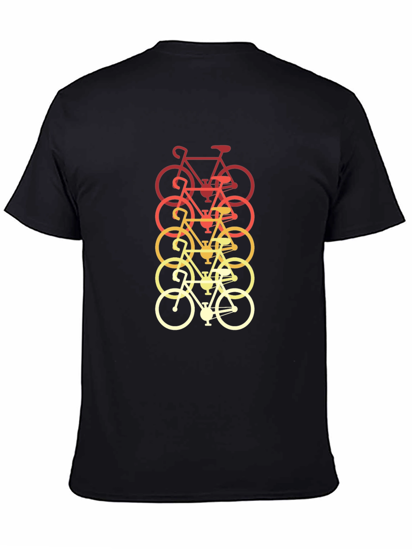 Retro Bicycle Stack Graphic Tee
