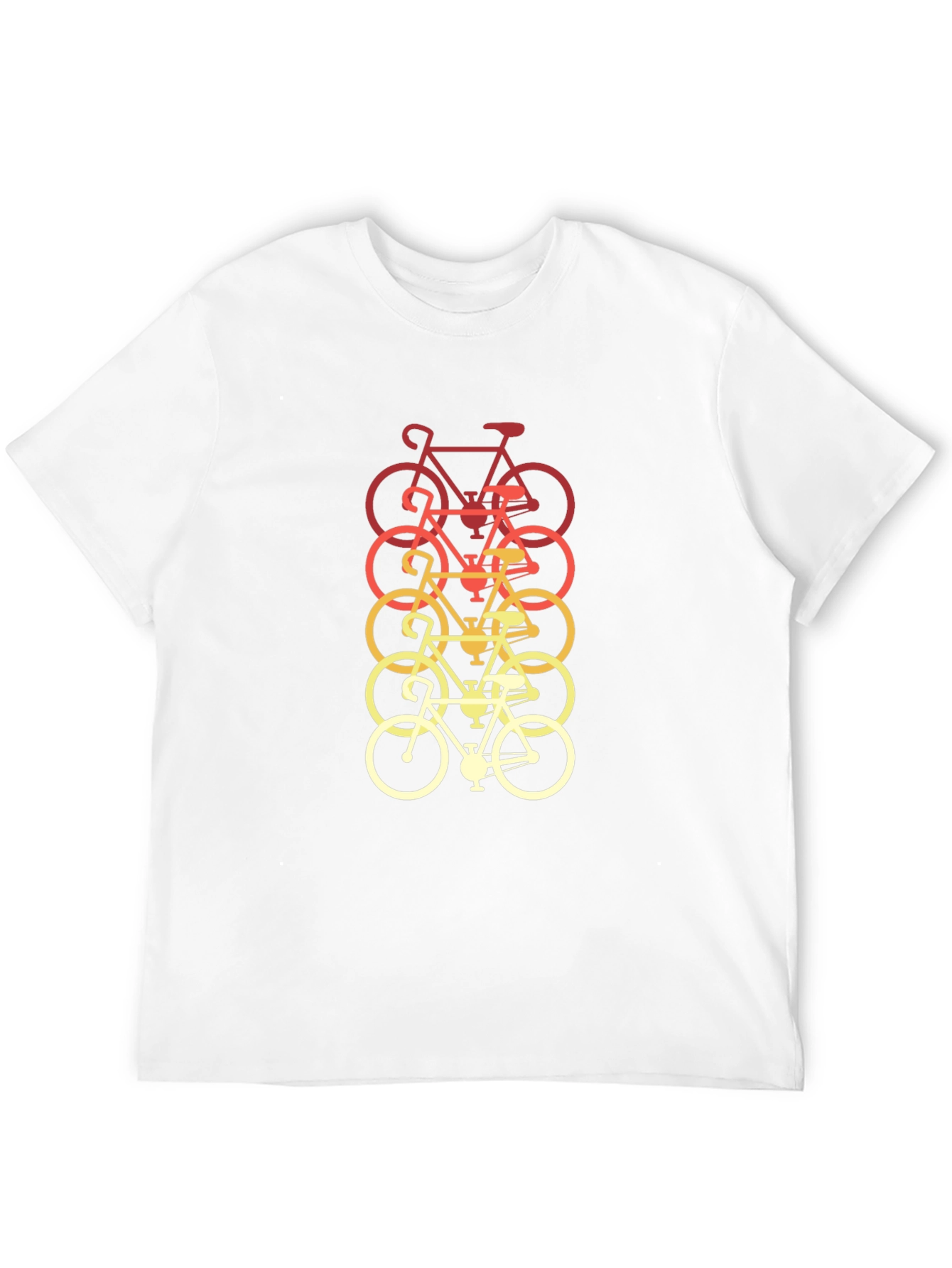 Retro Bicycle Stack Graphic Tee