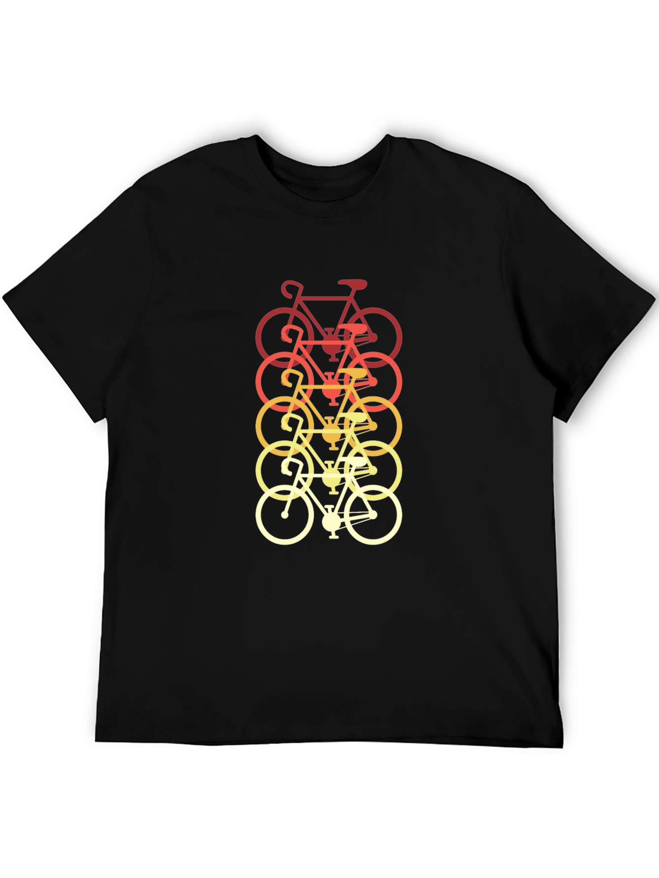 Retro Bicycle Stack Graphic Tee