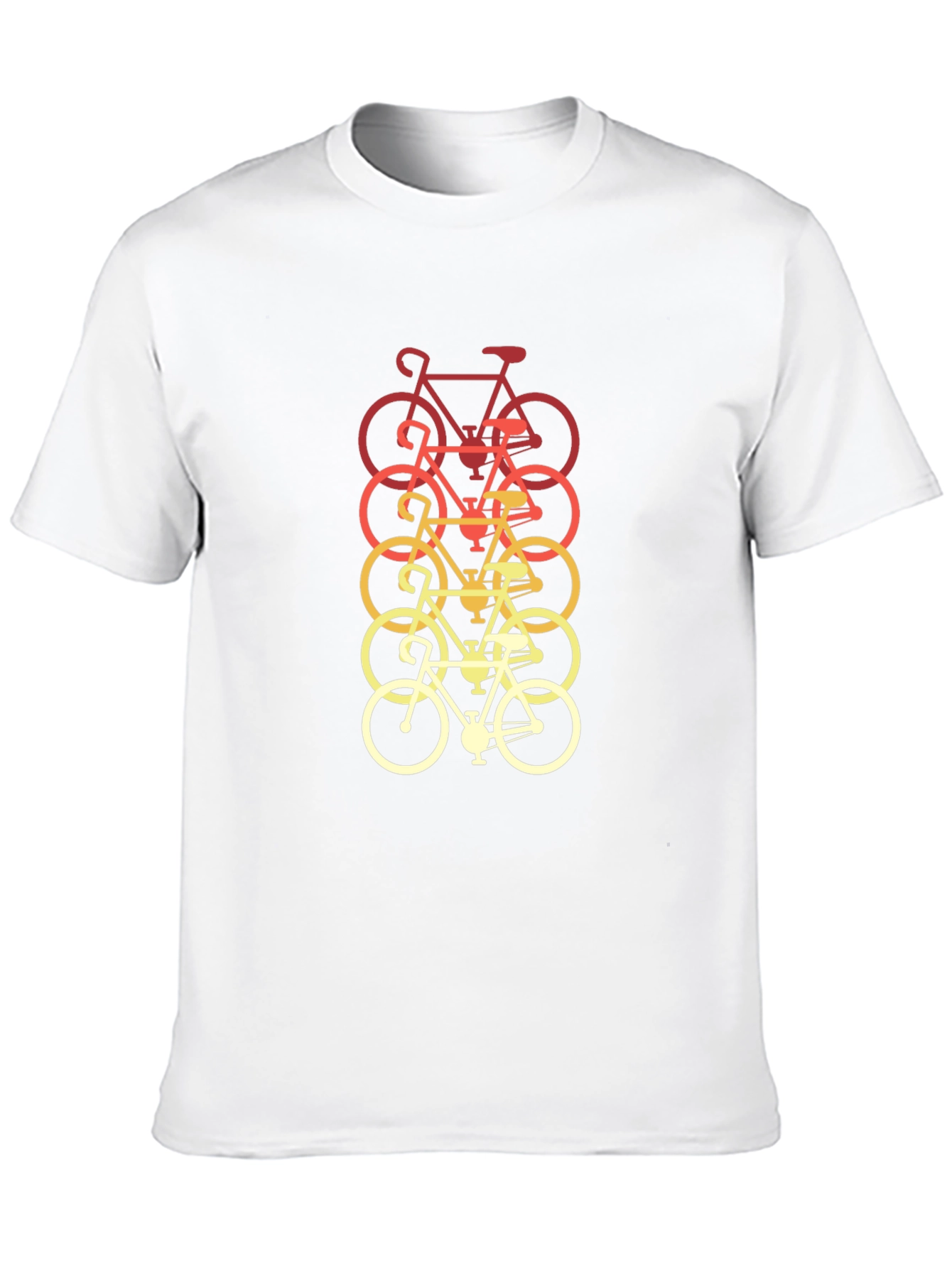 Retro Bicycle Stack Graphic Tee