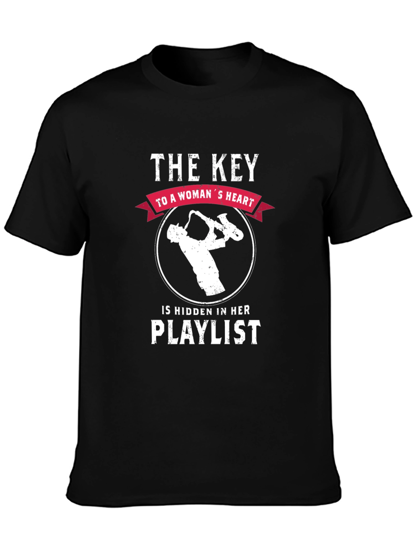 Musical Heartbeat Tee: Key to a Womans Heart T-Shirt