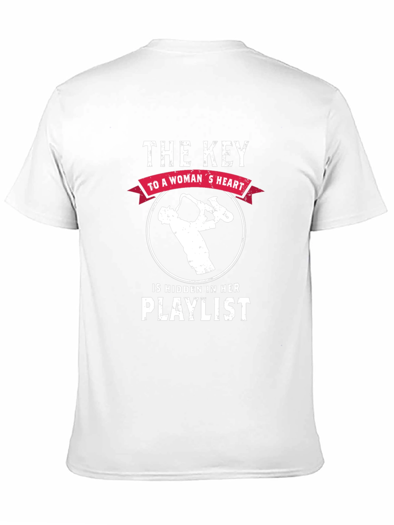 Musical Heartbeat Tee: Key to a Womans Heart T-Shirt