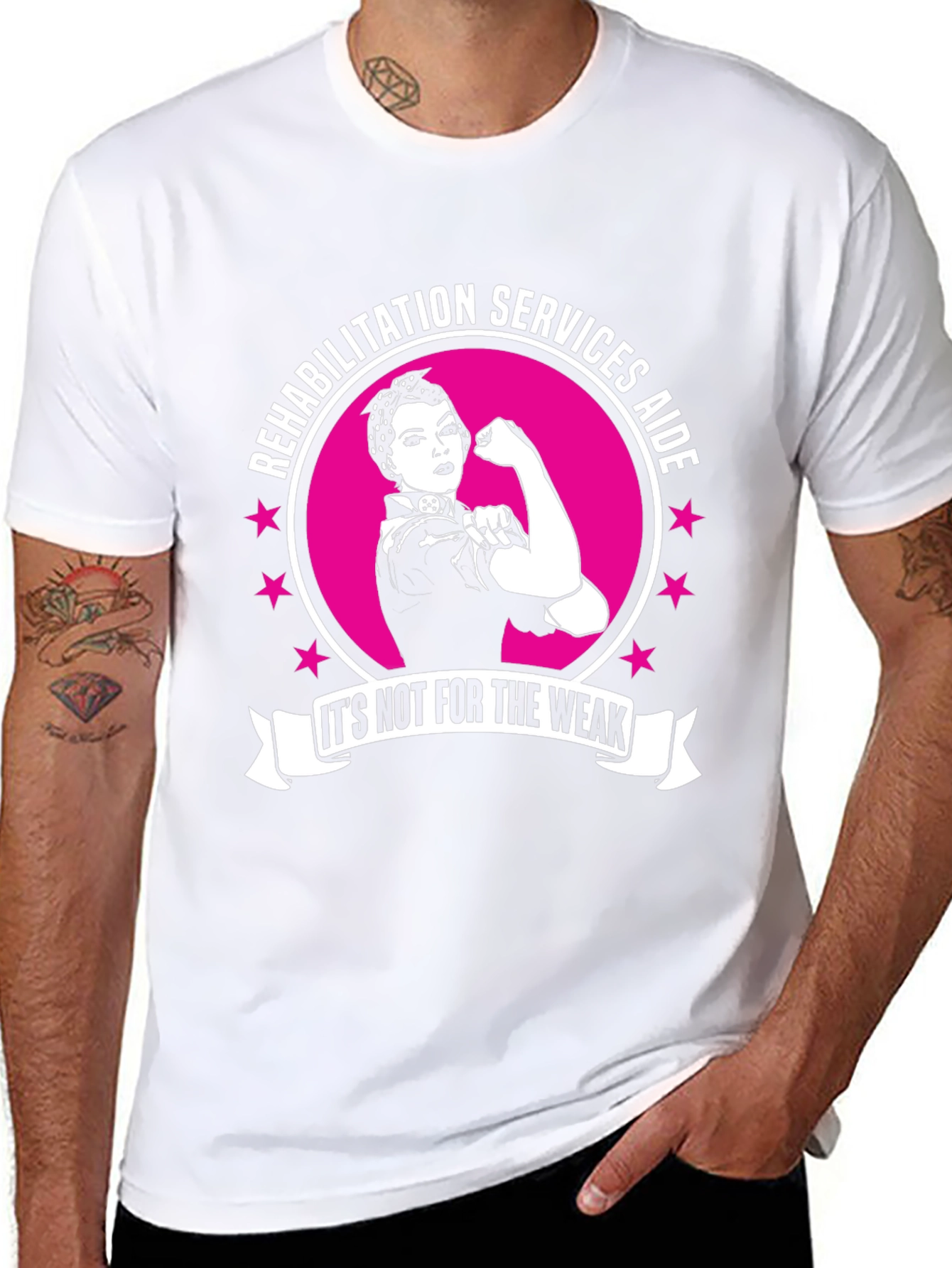 Rehabilitation Services Aide T-Shirt - Strong Women Design