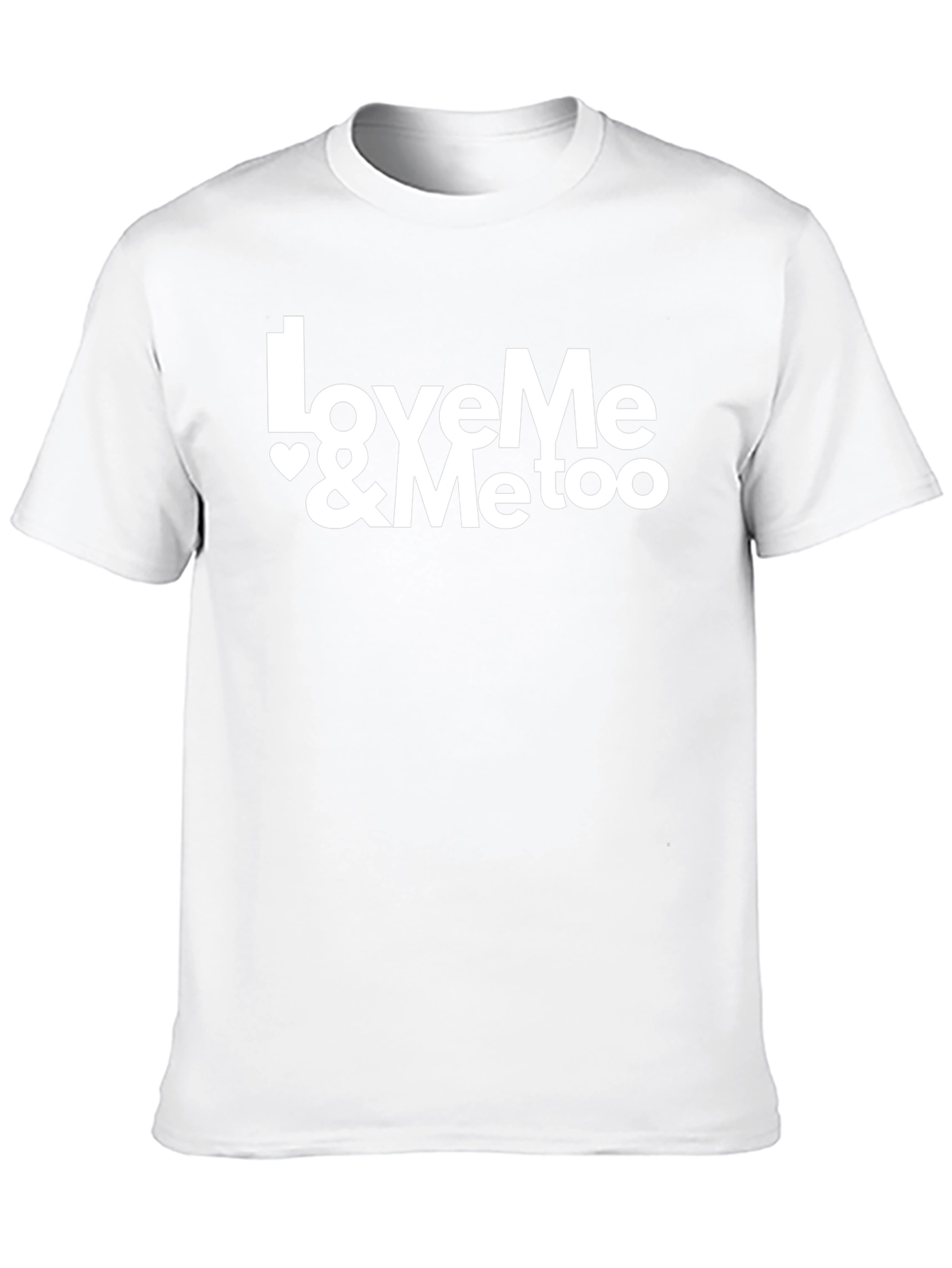 LoveMe & MeToo Black Graphic Tee