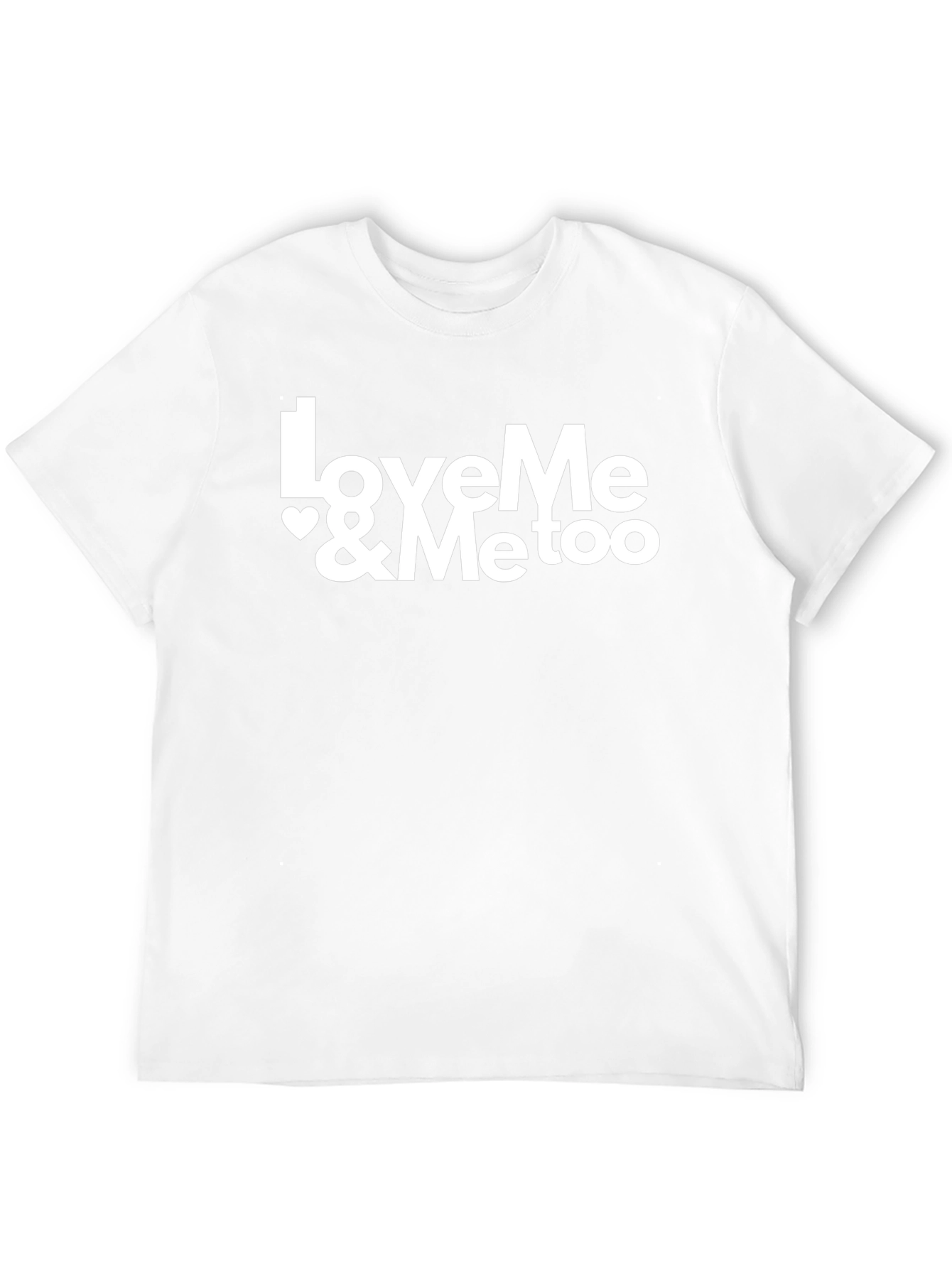 LoveMe & MeToo Black Graphic Tee